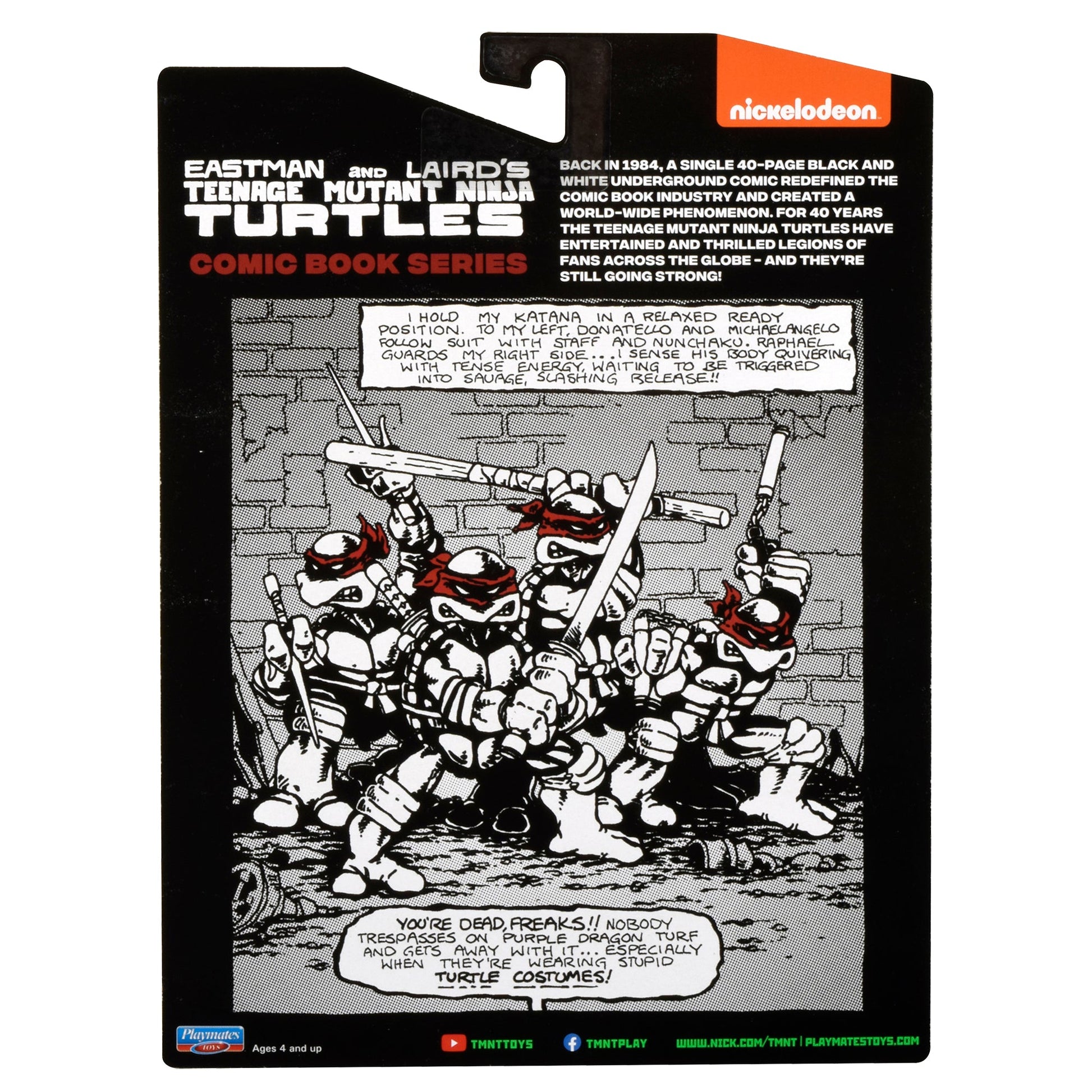 Teenage Mutant Ninja Turtles B&W Comic Book Series - Donatello (Eng) - Mastermind Toys___246487