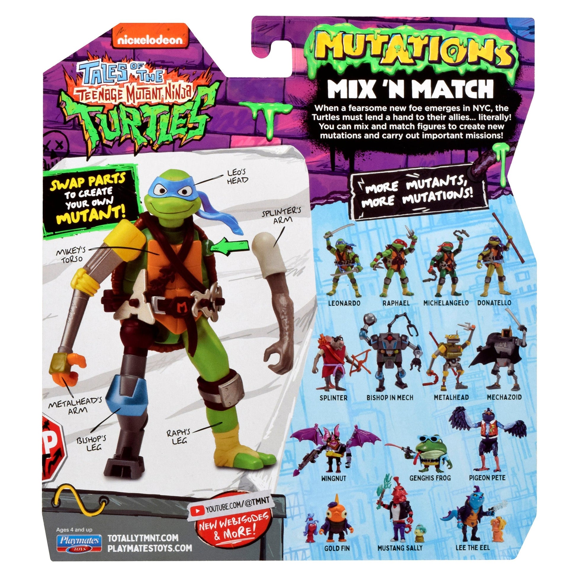Teenage Mutant Ninja Turtles Mix & Match Genghis Frog Figure (Eng) - Mastermind Toys___246451