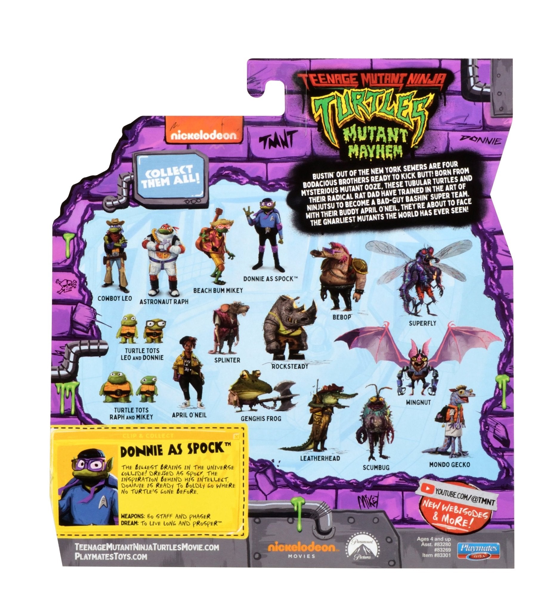 Teenage Mutant Ninja Turtles Movie Figure Turtle In Disguise - Don As Spock - Mastermind Toys___246464