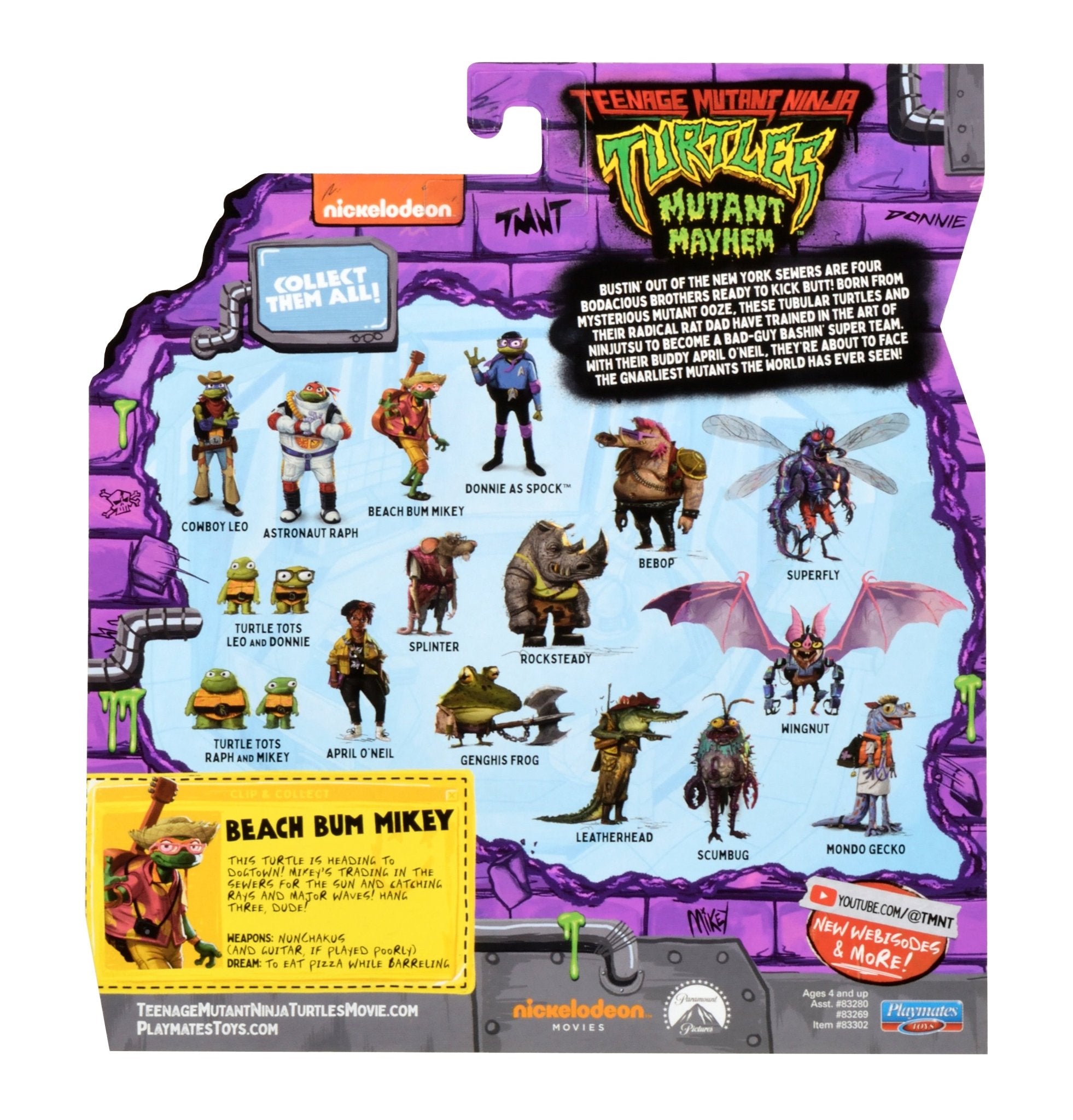 Teenage Mutant Ninja Turtles Movie Figure Turtle In Disguise - Surfer Mikey - Mastermind Toys___246465