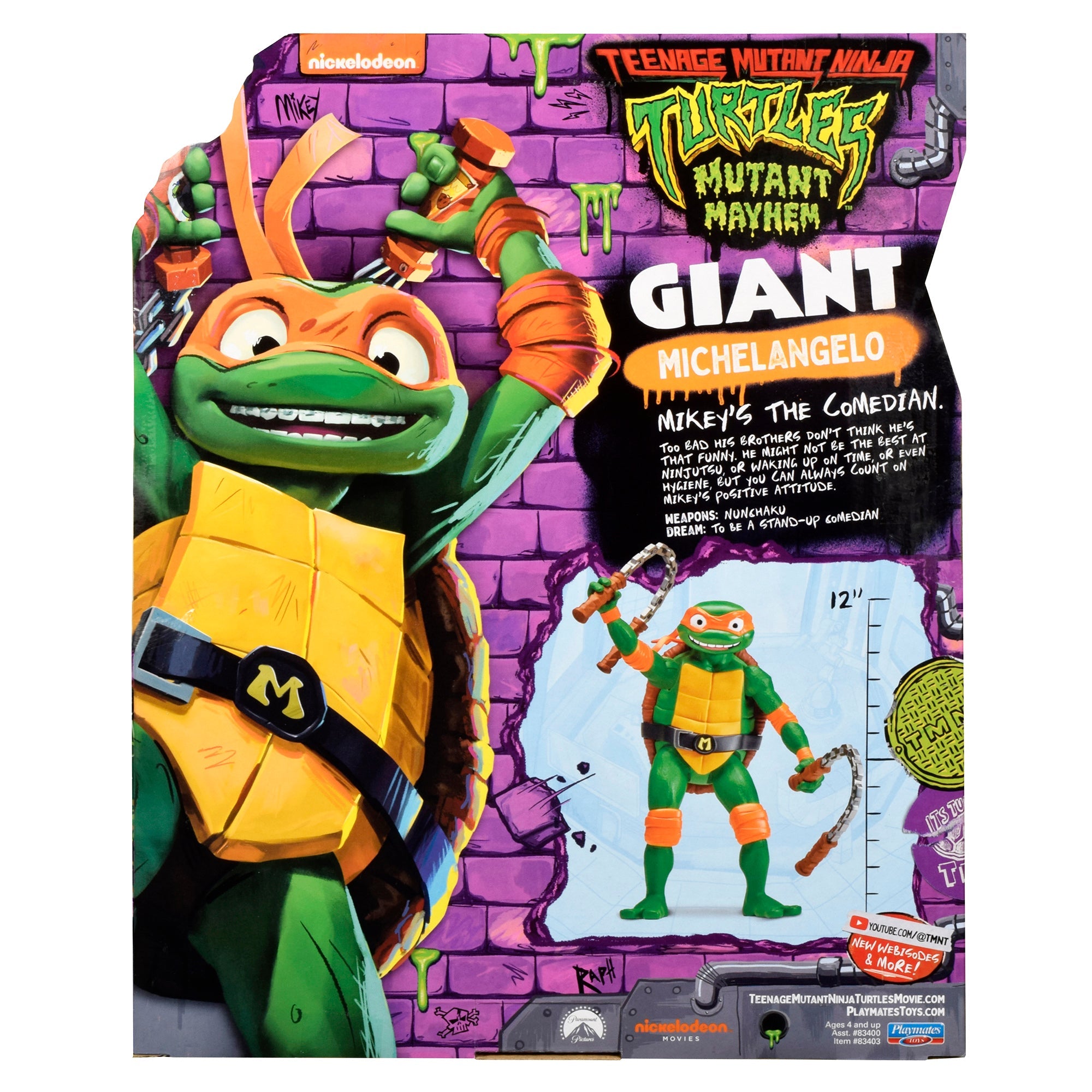 Teenage Mutant Ninja Turtles Movie Giant Figure Michelangelo - Mastermind Toys___246480