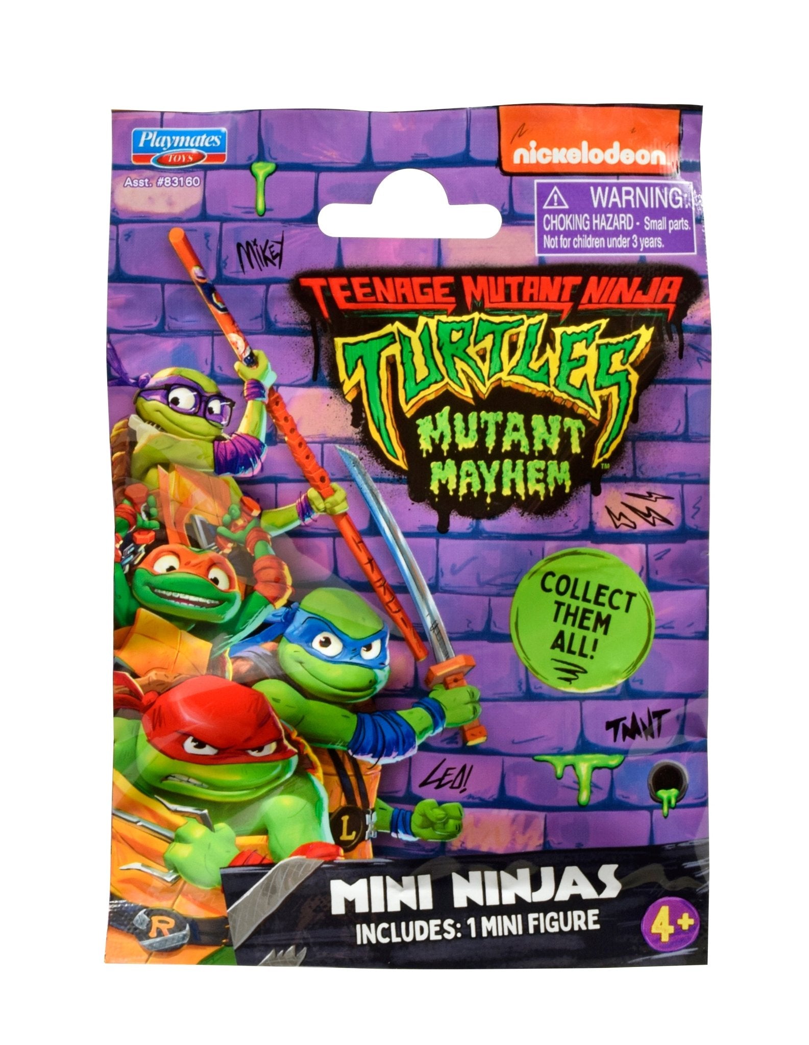 Teenage Mutant Ninja Turtles Movie Mini Figure Assorted In CDU (Blind Bag) - Mastermind Toys___246456