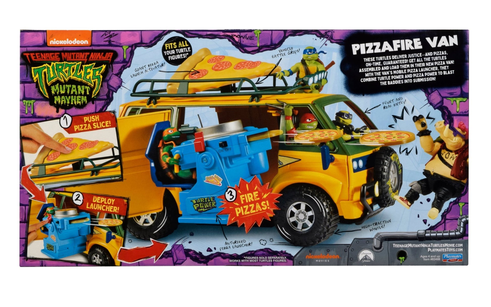 Teenage Mutant Ninja Turtles Movie Pizza Van (Eng) - Mastermind Toys___246483