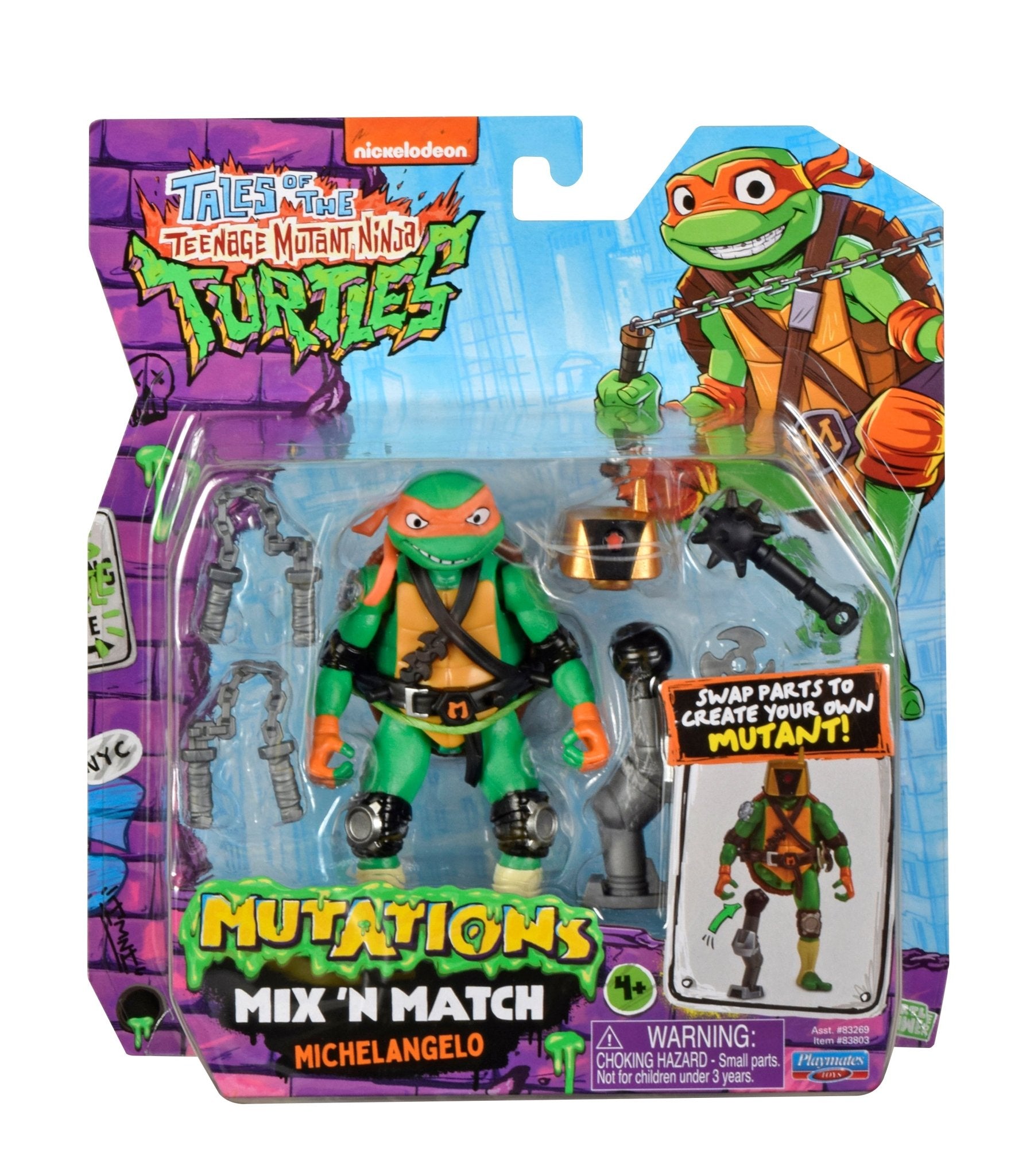 Teenage Mutant Ninja Turtles TV Mix N Match - Michelangelo - Mastermind Toys___246449
