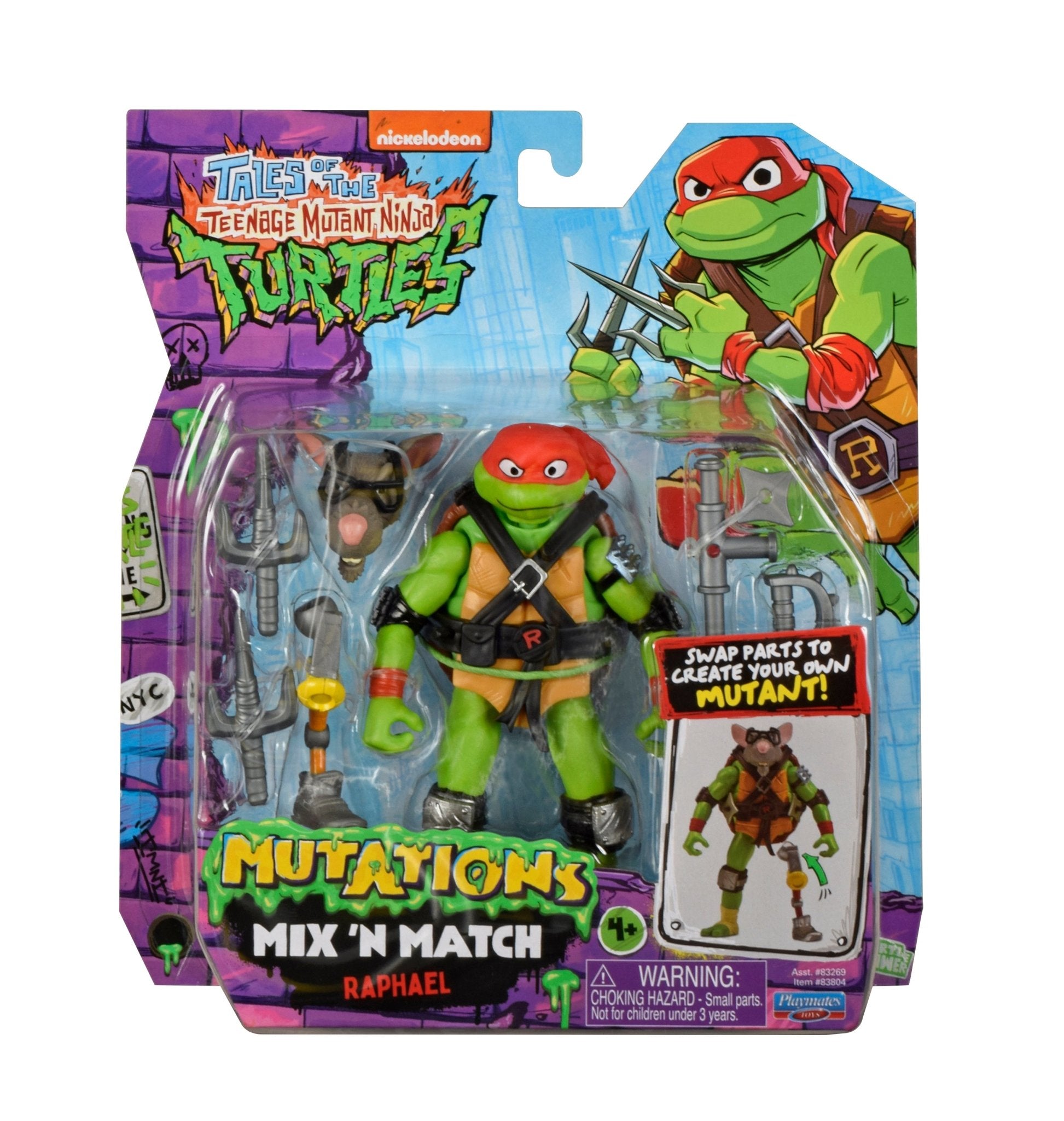 Teenage Mutant Ninja Turtles TV Mix N Match - Raphael - Mastermind Toys___246450