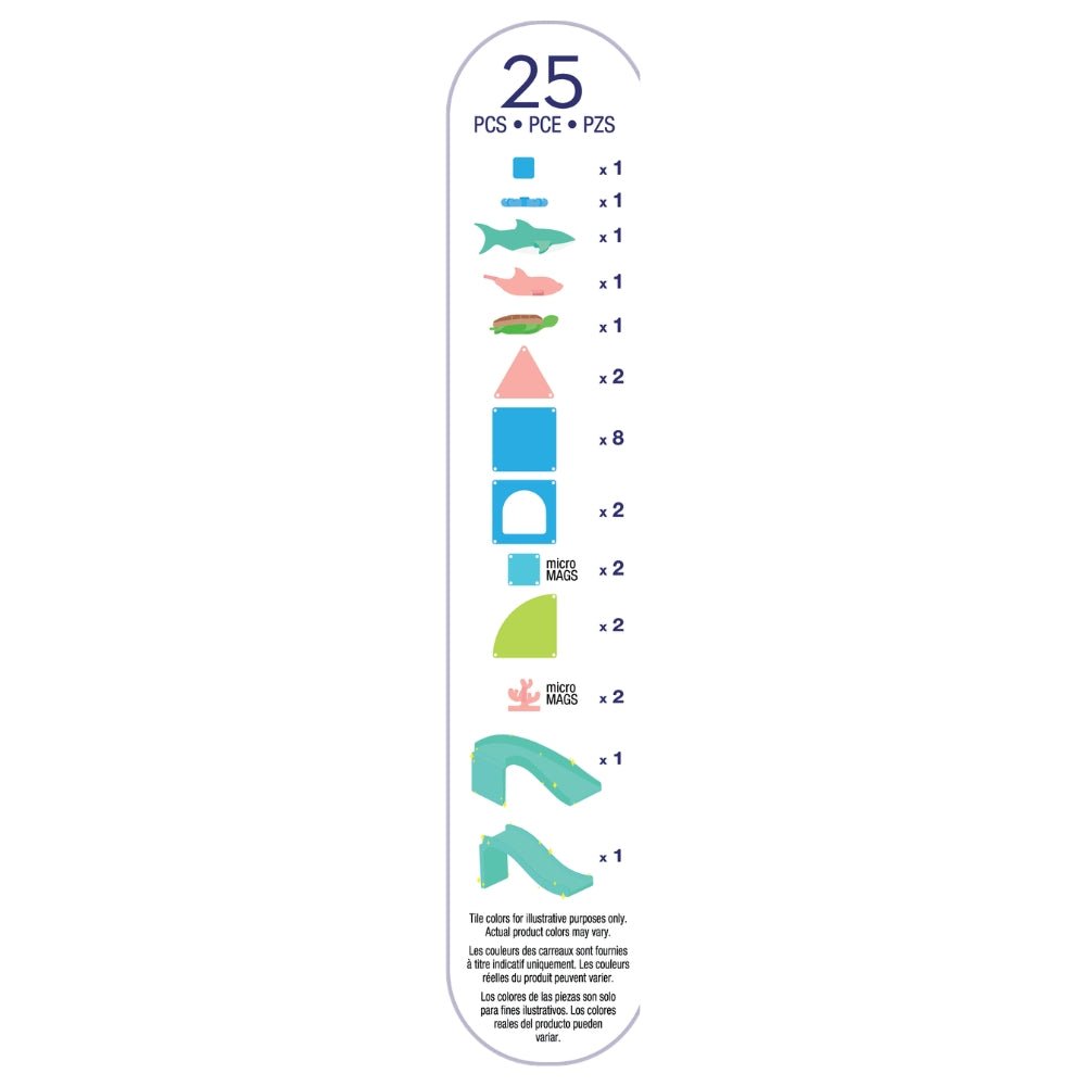 The Original MAGNA-TILES® Coral Reef 25-Piece - Mastermind Toys___256020