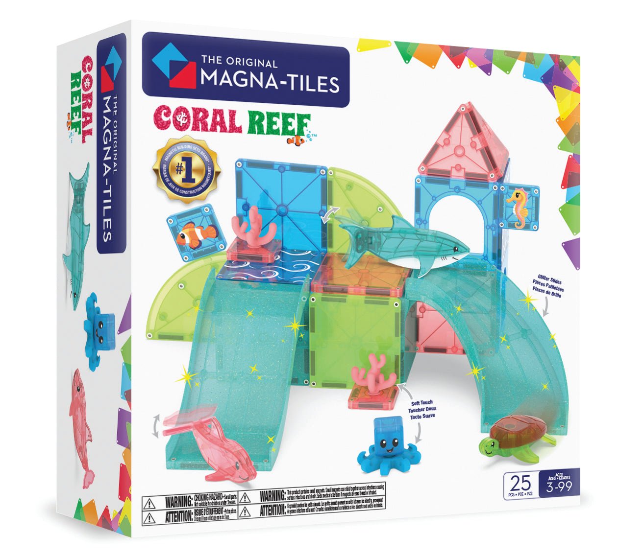 The Original MAGNA-TILES® Coral Reef 25-Piece - Mastermind Toys___256020