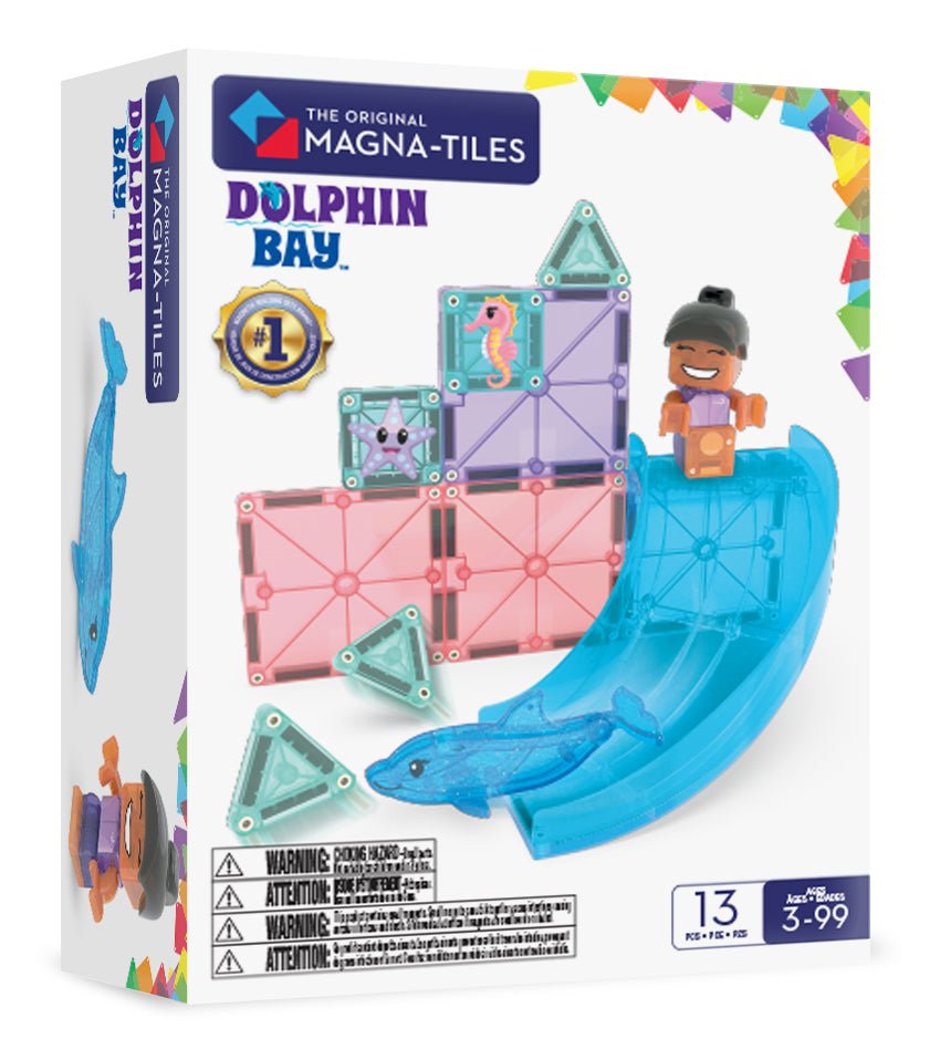 The Original MAGNA-TILES® Dolphin Bay 13-Piece - Mastermind Toys___256019