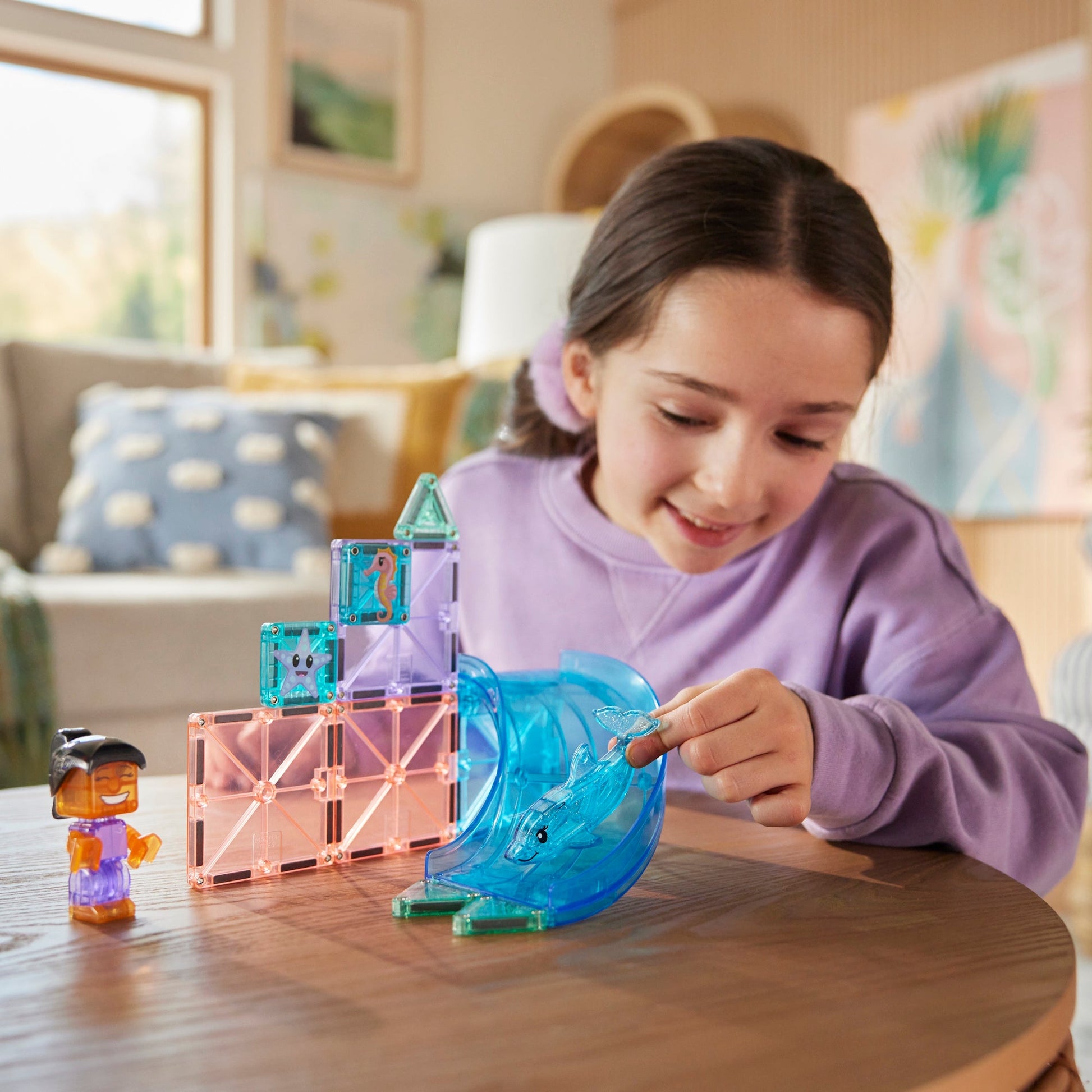 The Original MAGNA-TILES® Dolphin Bay 13-Piece - Mastermind Toys___256019