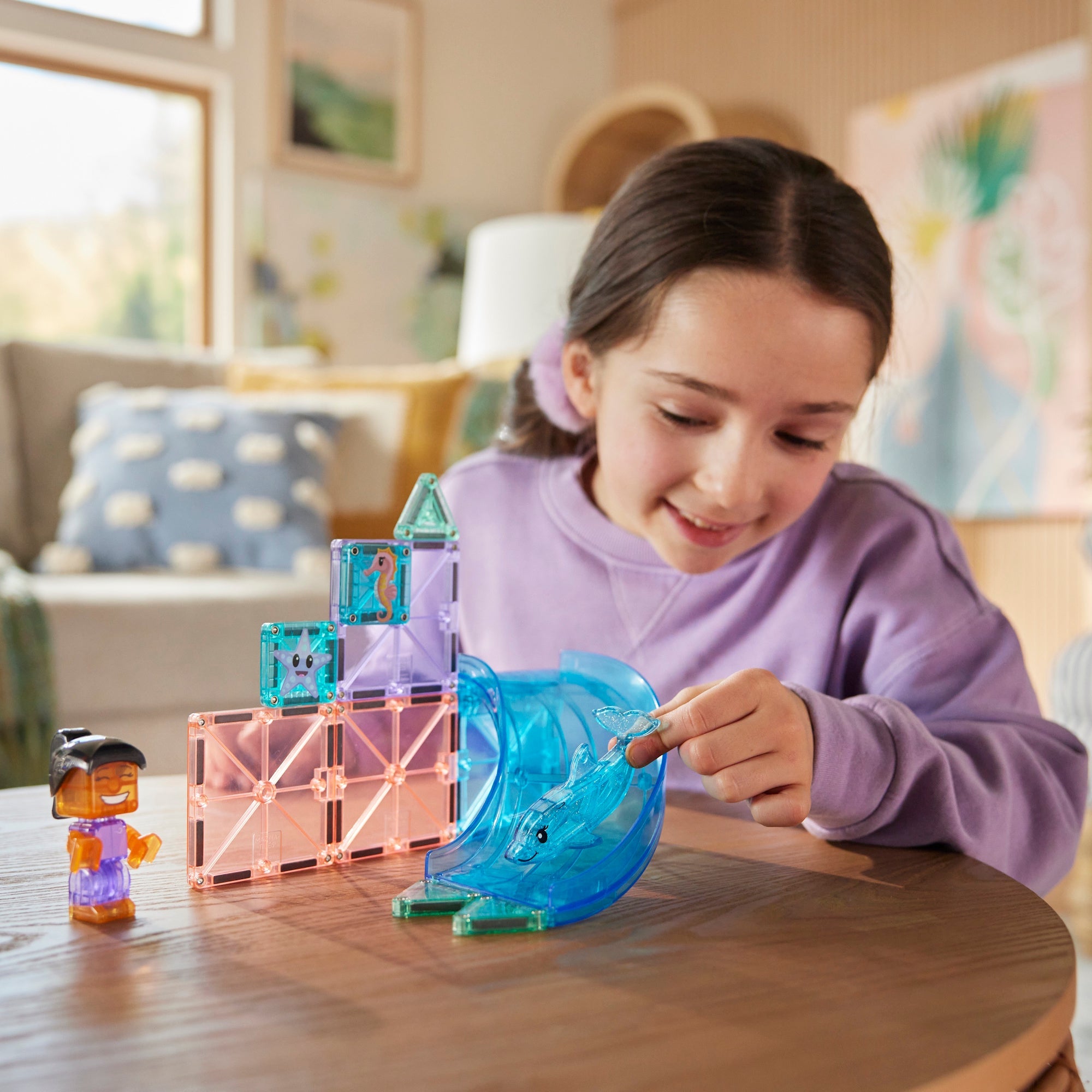The Original MAGNA-TILES® Dolphin Bay 13-Piece - Mastermind Toys___256019