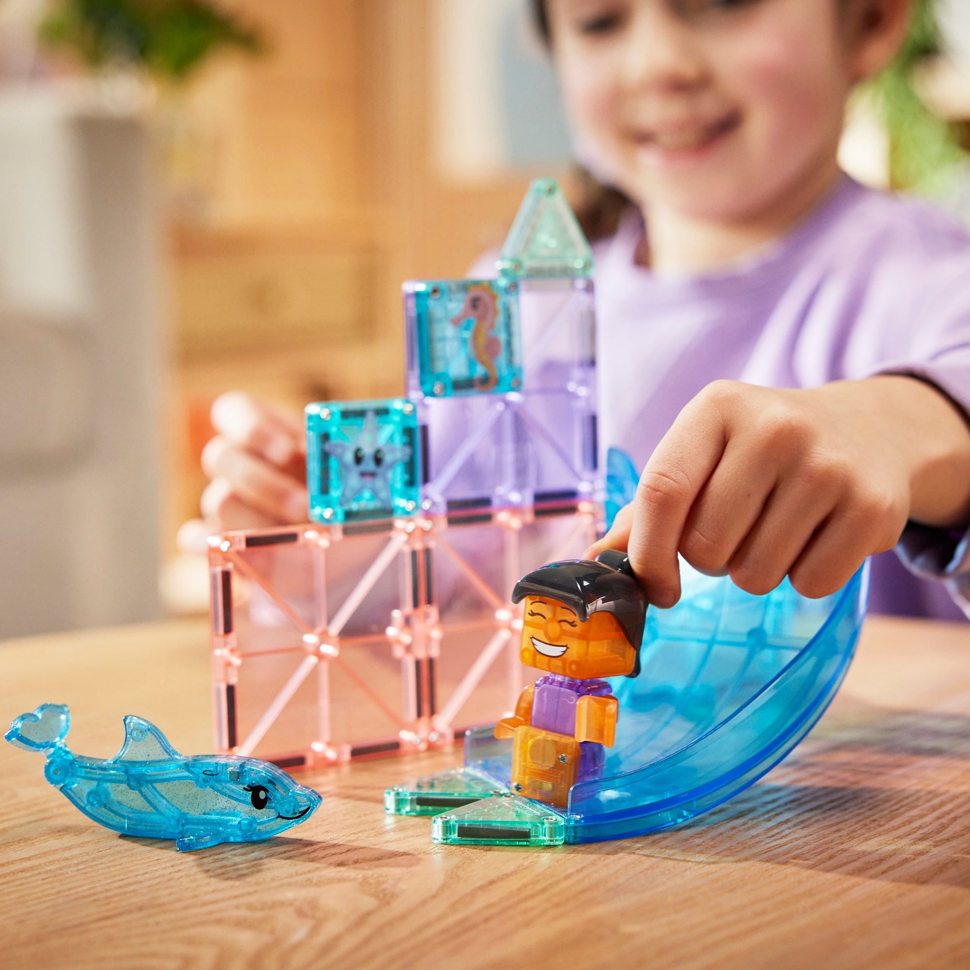 The Original MAGNA-TILES® Dolphin Bay 13-Piece - Mastermind Toys___256019