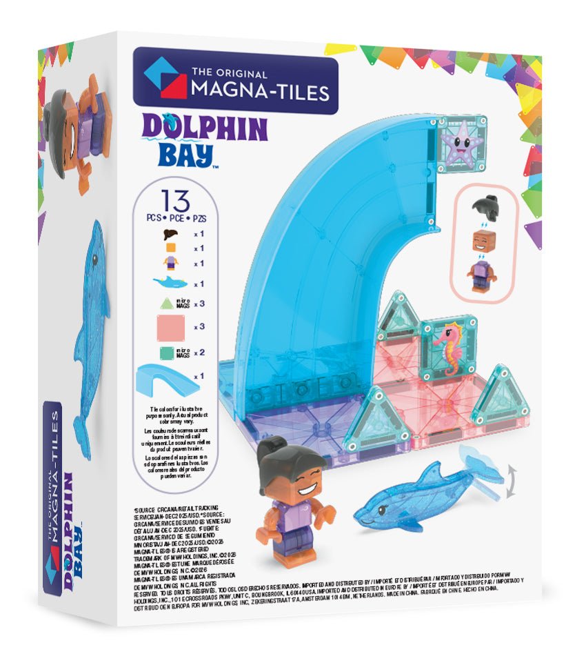 The Original MAGNA-TILES® Dolphin Bay 13-Piece - Mastermind Toys___256019