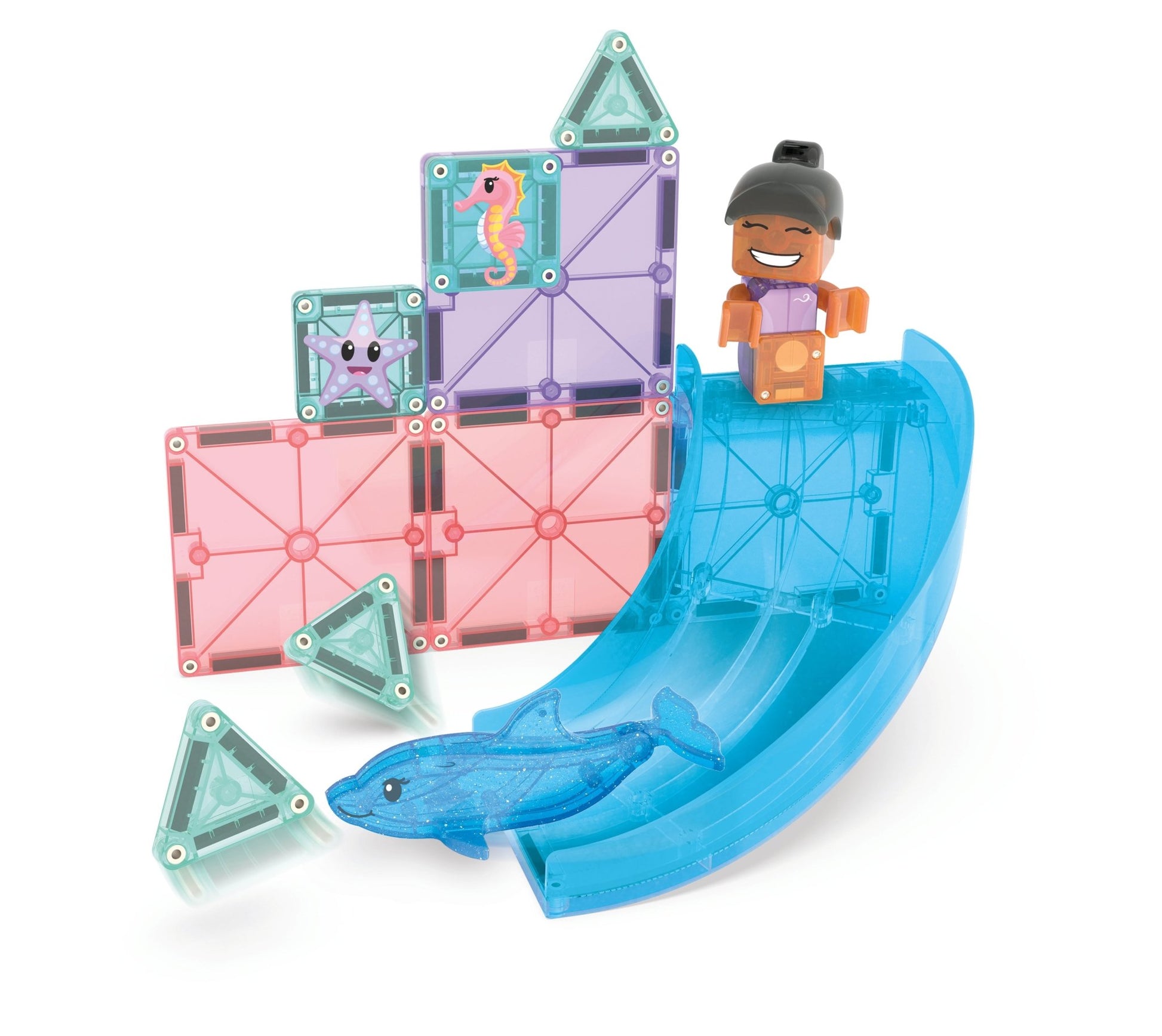 The Original MAGNA-TILES® Dolphin Bay 13-Piece - Mastermind Toys___256019