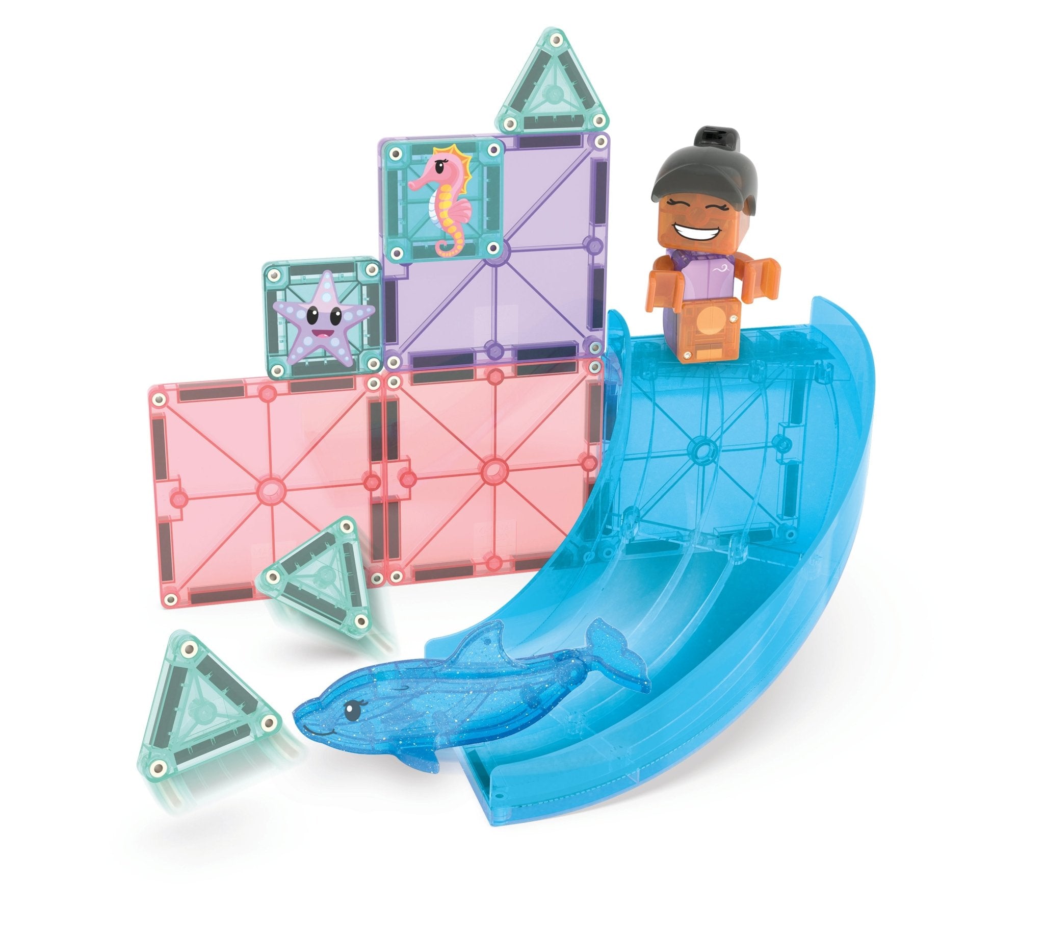 The Original MAGNA-TILES® Dolphin Bay 13-Piece - Mastermind Toys___256019