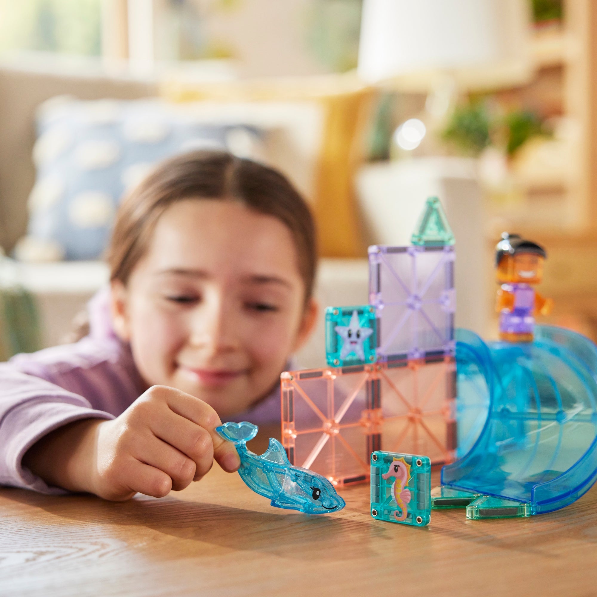The Original MAGNA-TILES® Dolphin Bay 13-Piece - Mastermind Toys___256019