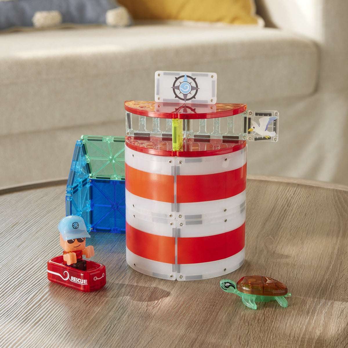 The Original MAGNA-TILES® Lighthouse Rescue 26-Piece - Mastermind Toys___256022
