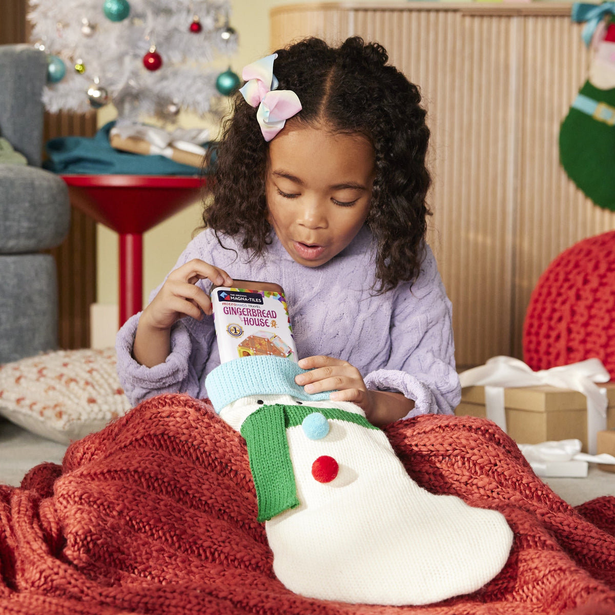 The Original MAGNA-TILES® microMAGS Gingerbread House Travel 24-Piece - Mastermind Toys___256025
