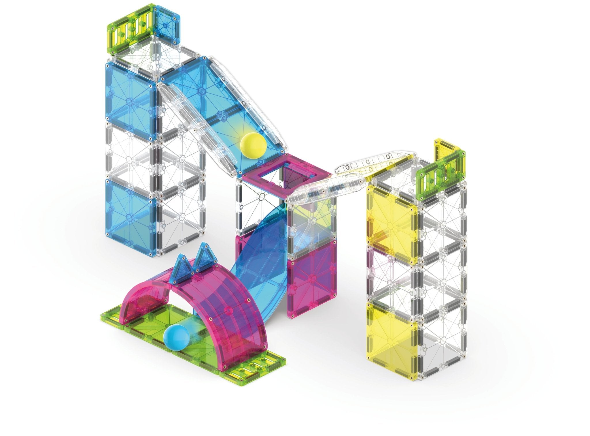The Original MAGNA-TILES® Rail Racers Max 80-Piece - Mastermind Toys___256023