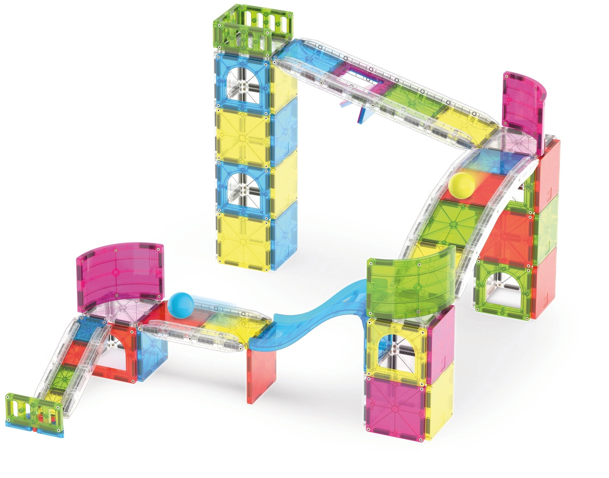 The Original MAGNA-TILES® Rail Racers Max 80-Piece - Mastermind Toys___256023