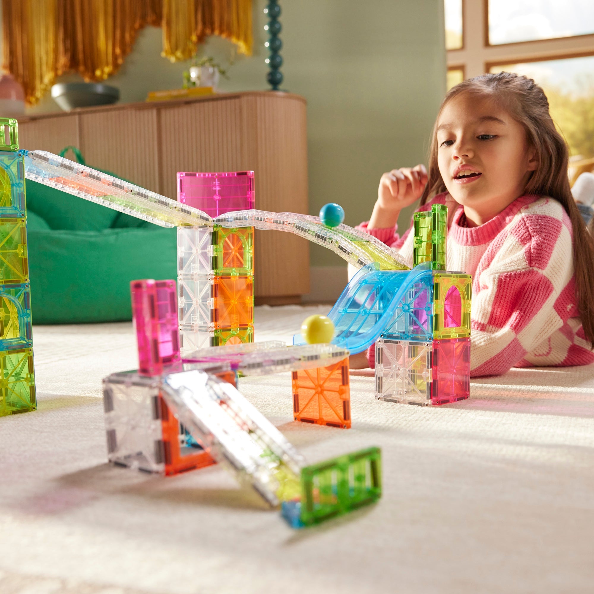 The Original MAGNA-TILES® Rail Racers Max 80-Piece - Mastermind Toys___256023