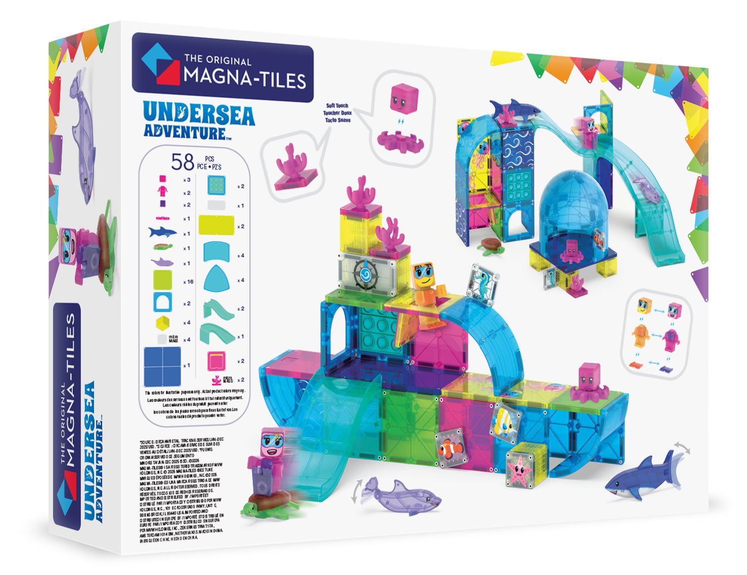 The Original MAGNA-TILES® Undersea Adventure 58-Piece - Mastermind Toys___256021