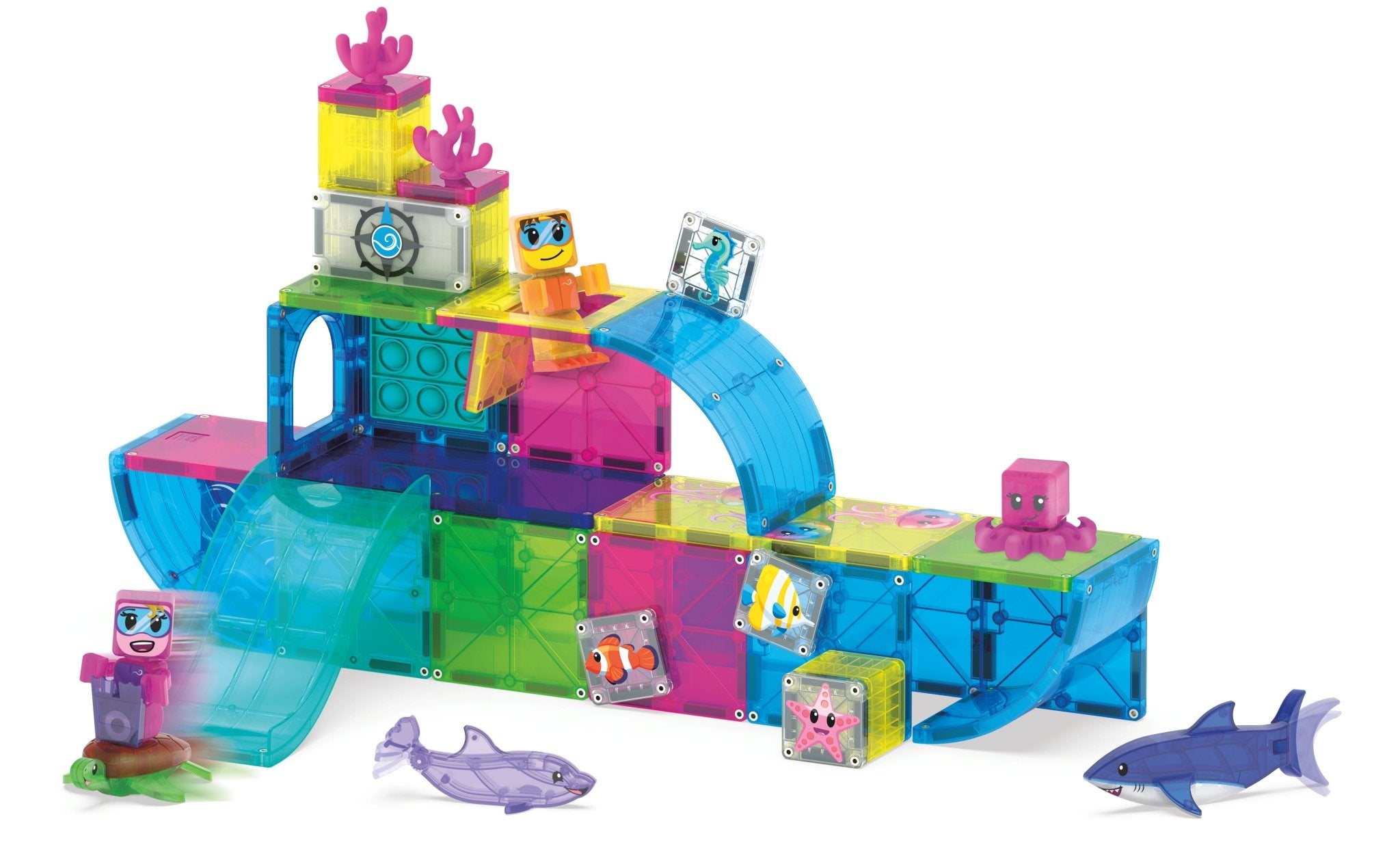 The Original MAGNA-TILES® Undersea Adventure 58-Piece - Mastermind Toys___256021