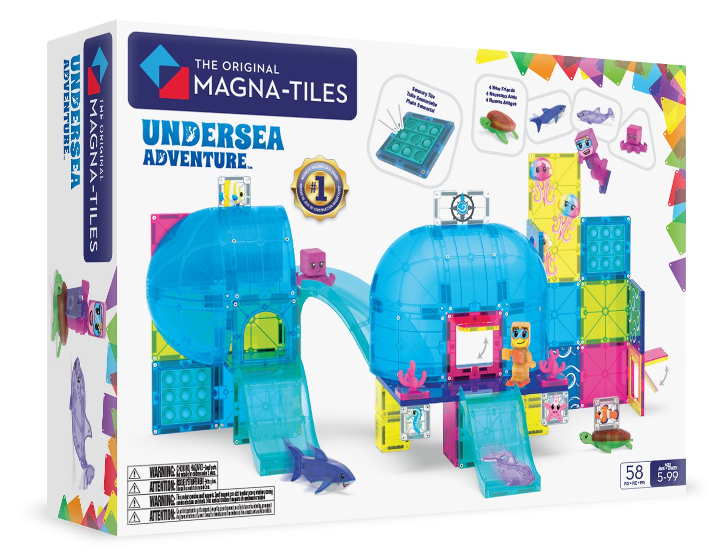 The Original MAGNA-TILES® Undersea Adventure 58-Piece - Mastermind Toys___256021