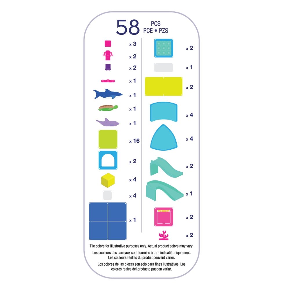 The Original MAGNA-TILES® Undersea Adventure 58-Piece - Mastermind Toys___256021
