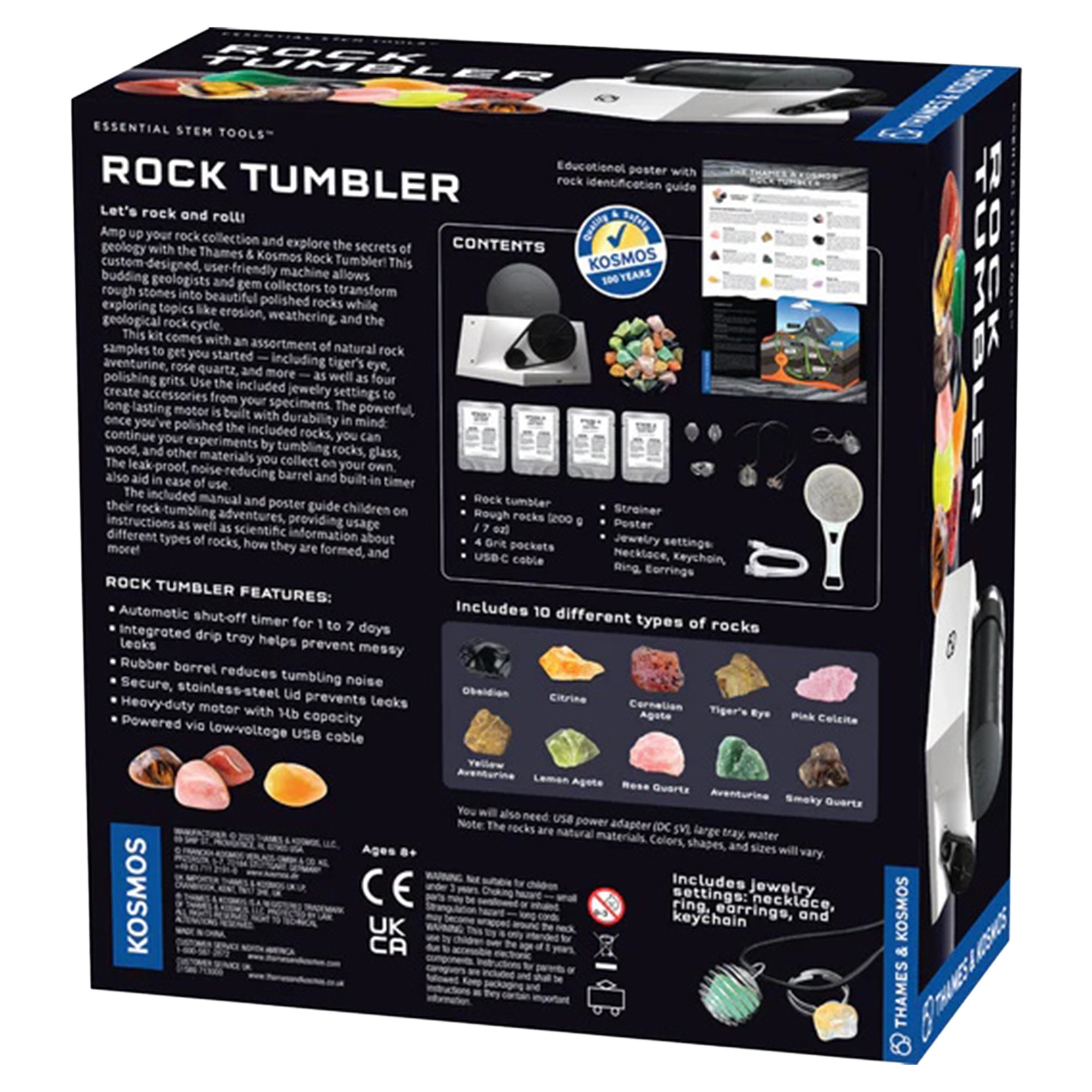 The Thames & Kosmos Rock Tumbler - Mastermind Toys___248492