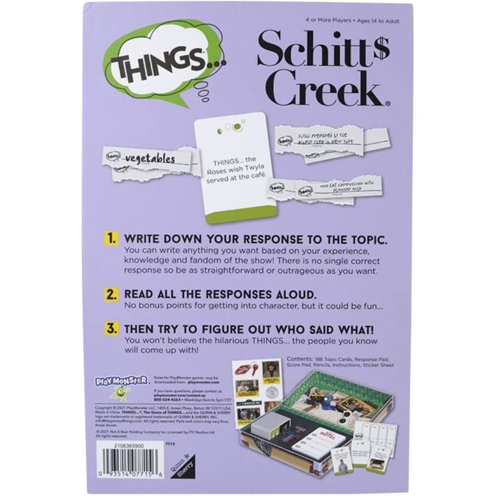 Things Schitts Creek - Mastermind Toys___246888