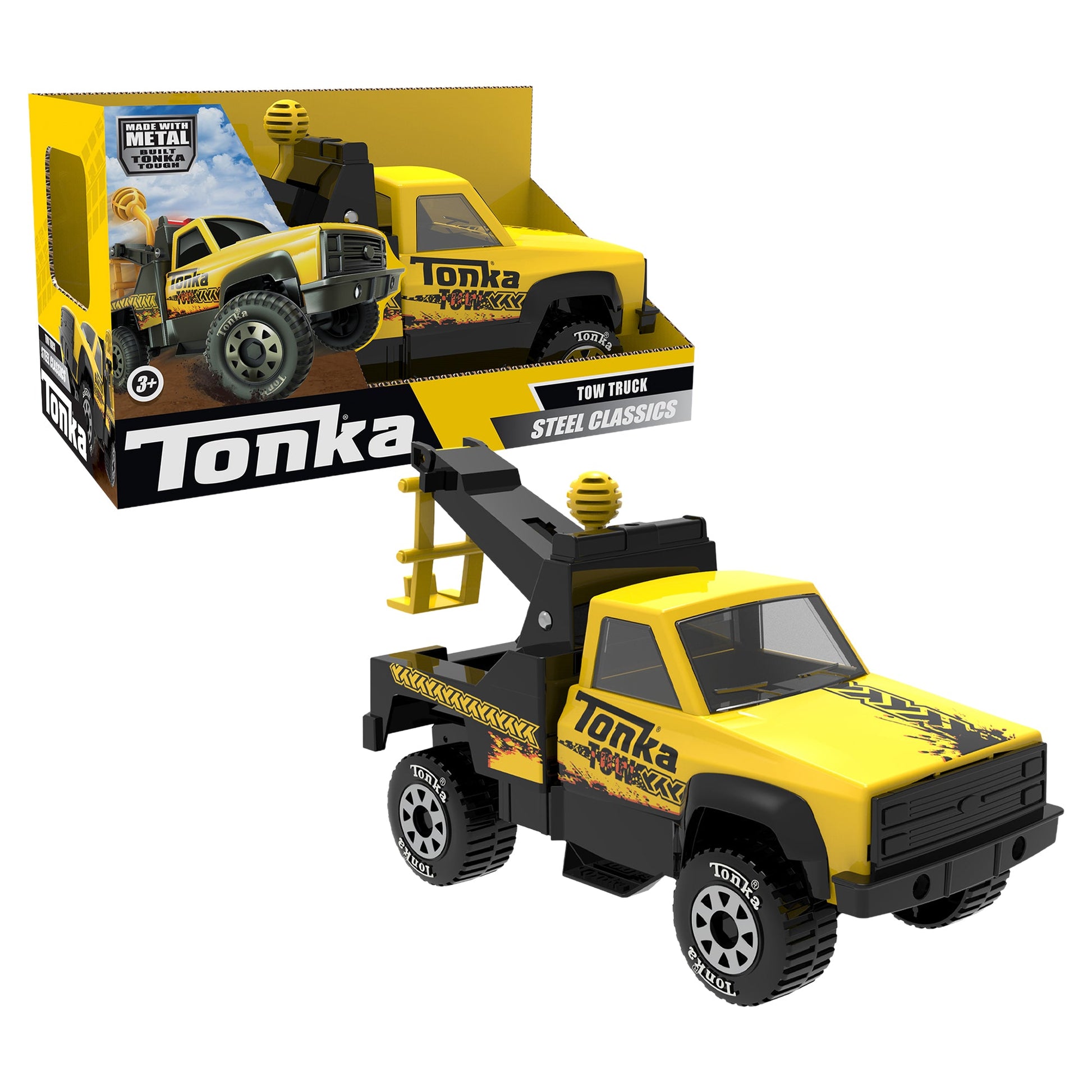 Tonka 12.5" Steel Classics Tow Truck - Mastermind Toys___253478