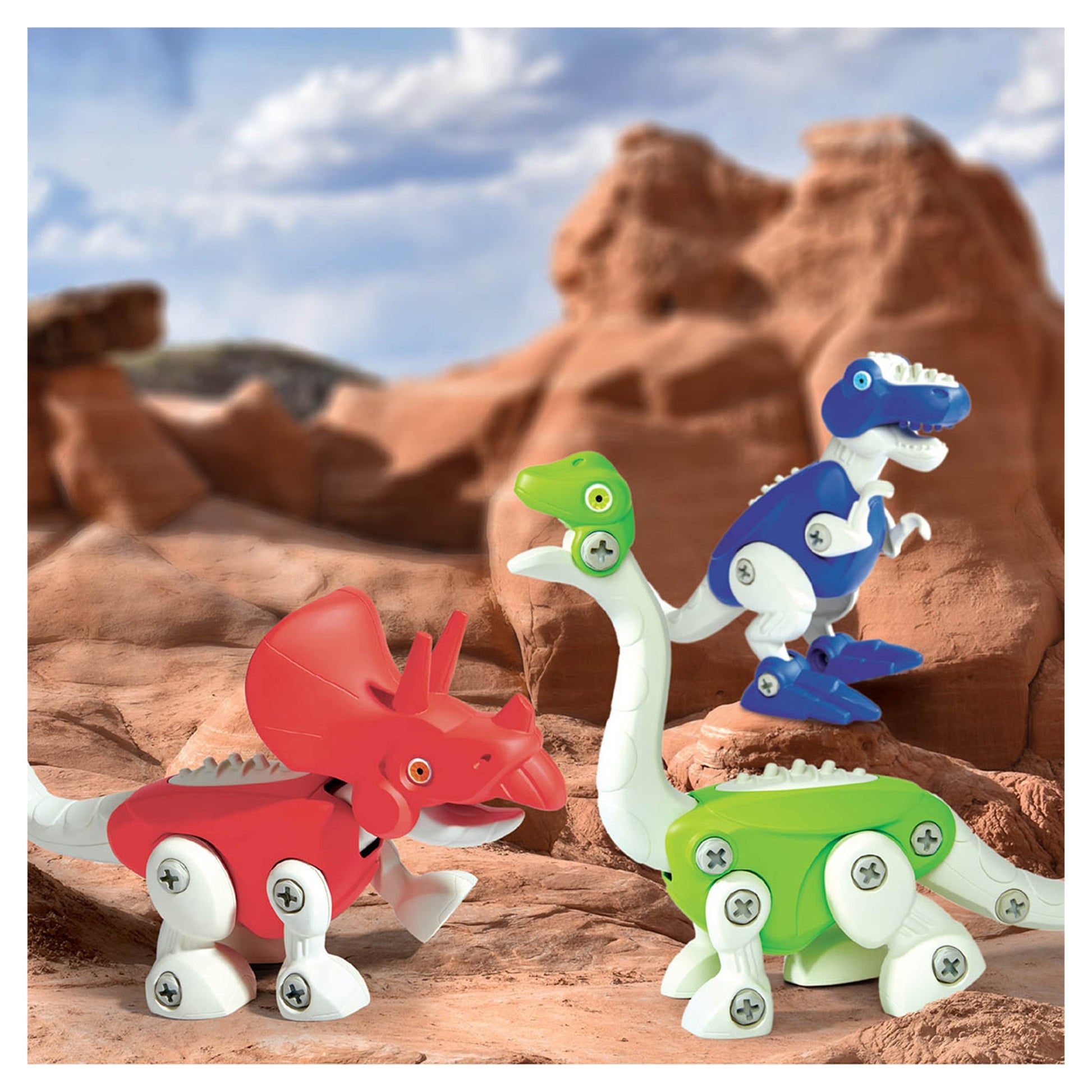 Toy Dinosaur Construction Set 90pc - Mastermind Toys___249046