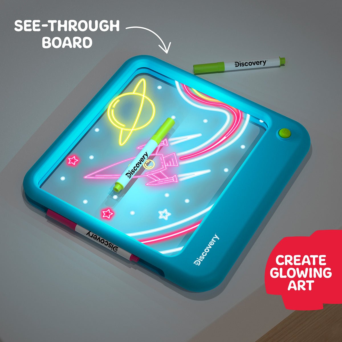 Toy Drawing Light Board Neon Designer - Mastermind Toys___247248