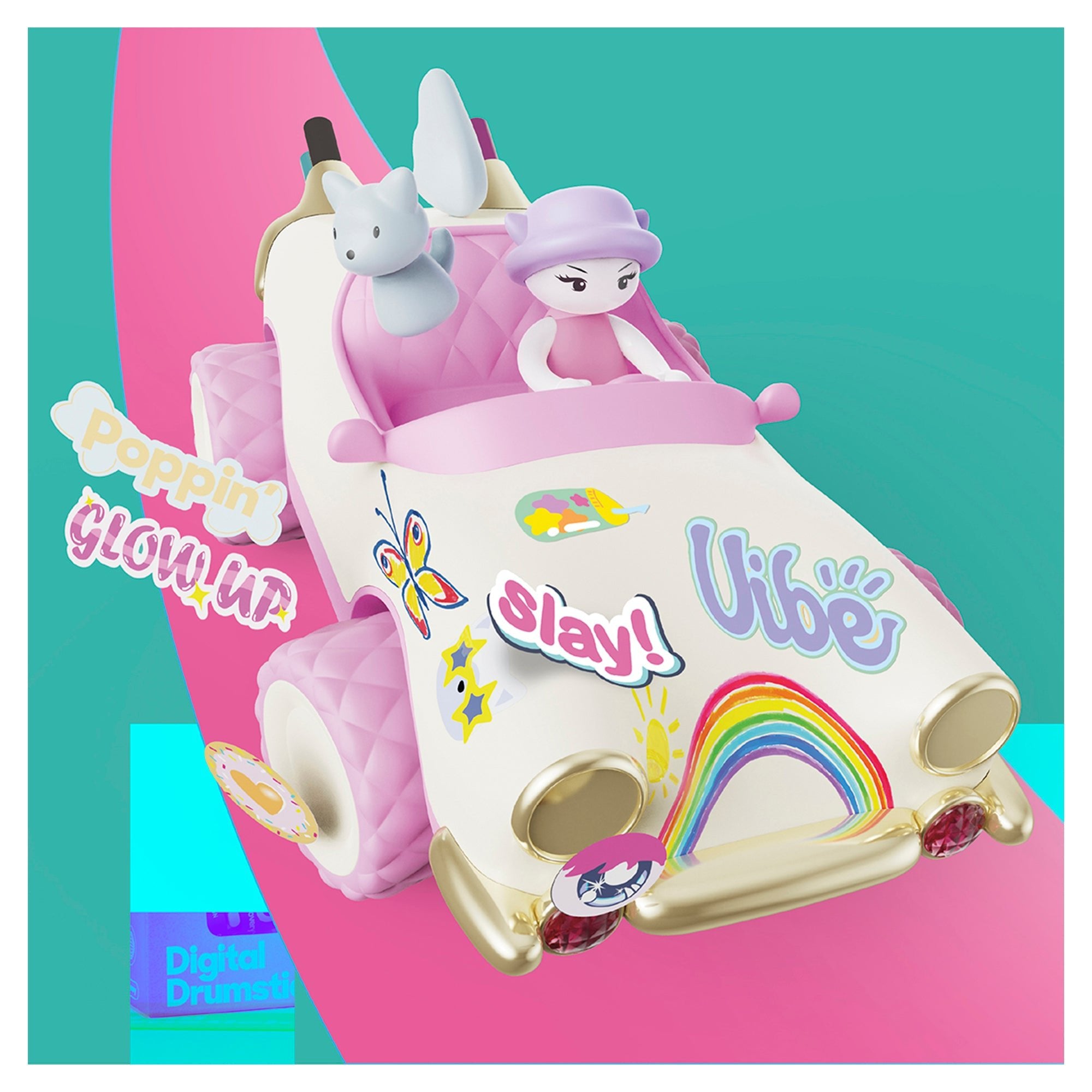 Toy RC Cruiser Doodle V2 - Girl - Bella Buggy - Mastermind Toys___247254