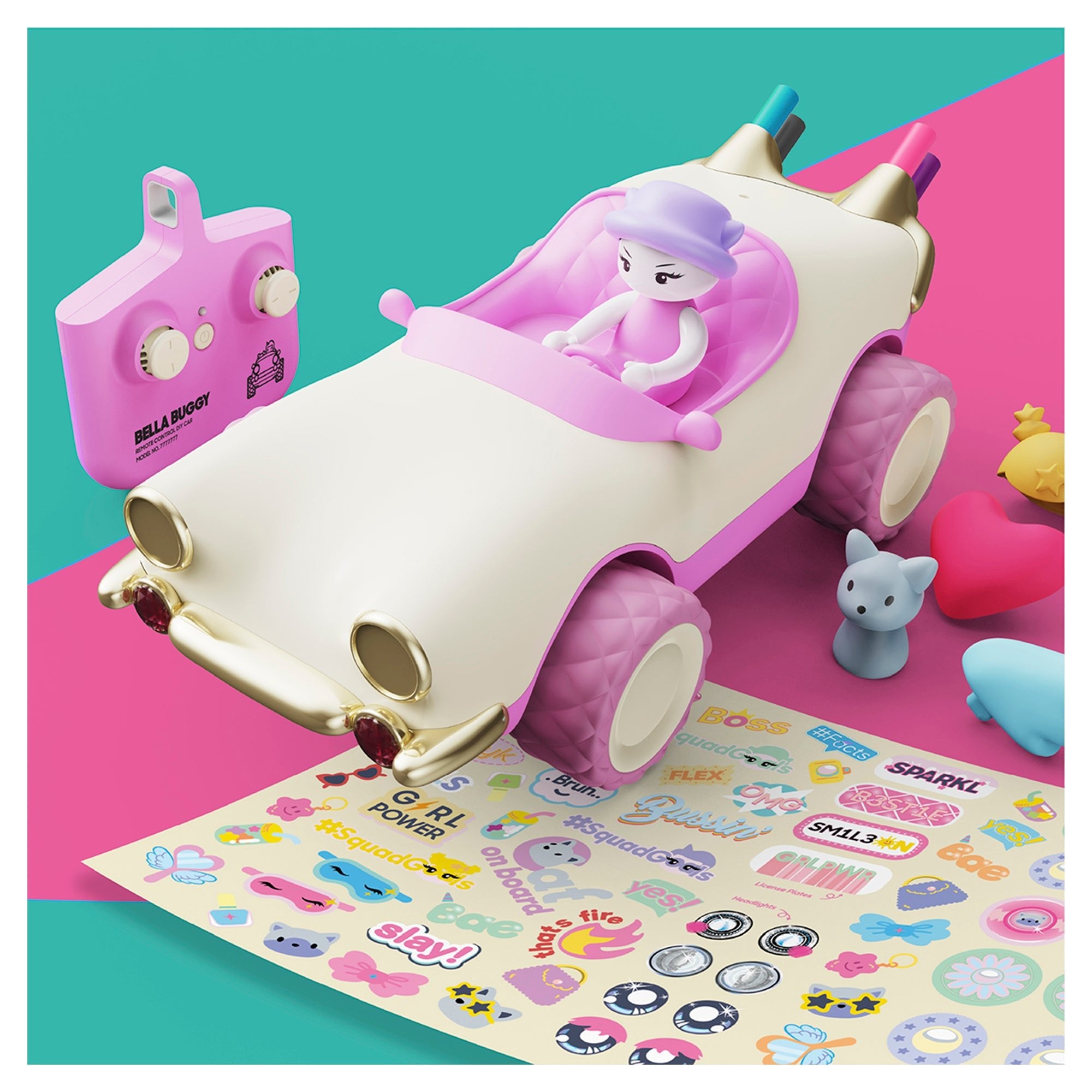 Toy RC Cruiser Doodle V2 - Girl - Bella Buggy - Mastermind Toys___247254