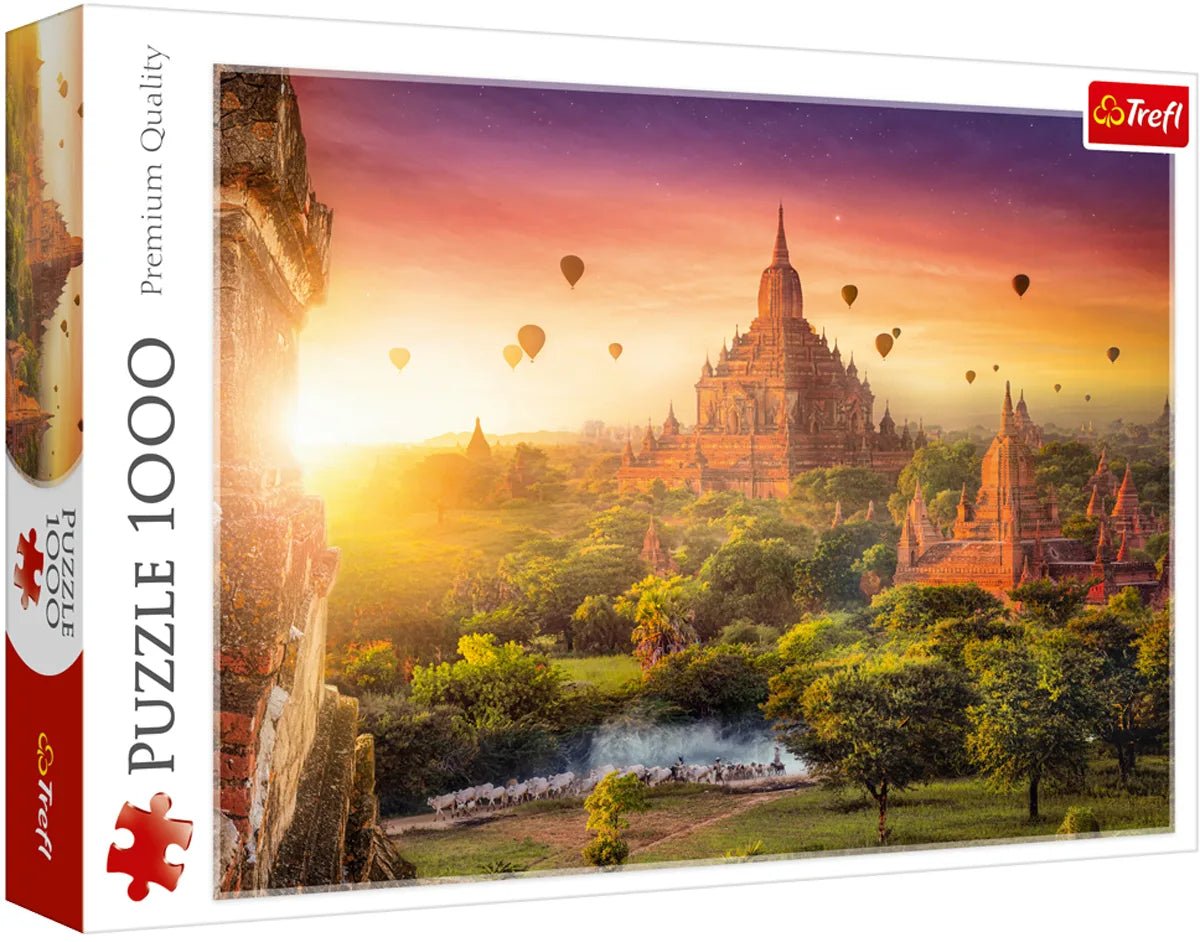 Trefl Red 1000 Piece Puzzle - Ancient Temple, Burma - Mastermind Toys___254307