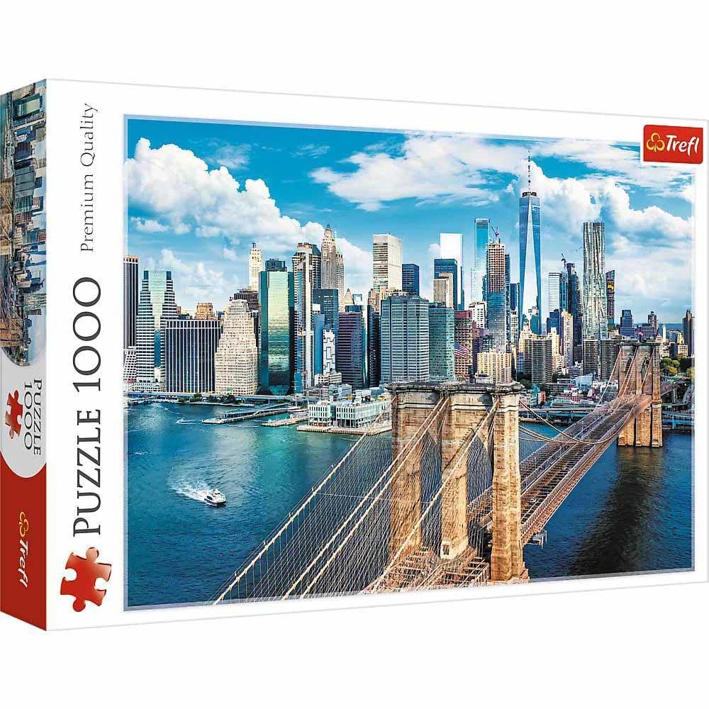 Trefl Red Brooklyn Bridge 1000 - piece Puzzle - Mastermind Toys___254250