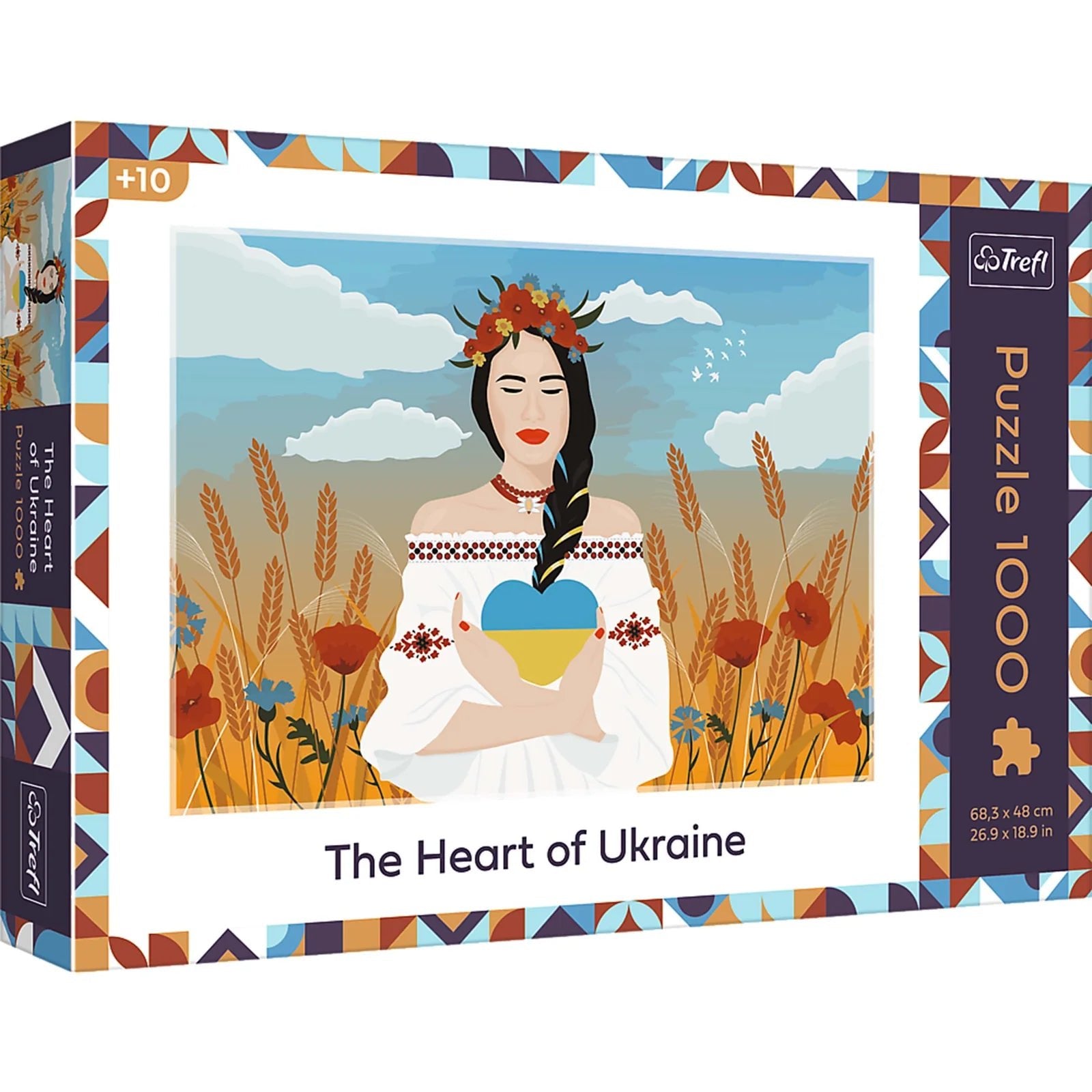 Trefl Red The heart of Ukraine 1000 Piece Puzzle - Mastermind Toys___254303