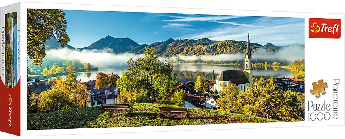 TreflPuzzles - 1000 Panorama - By the Schliersee lake - Mastermind Toys___254311