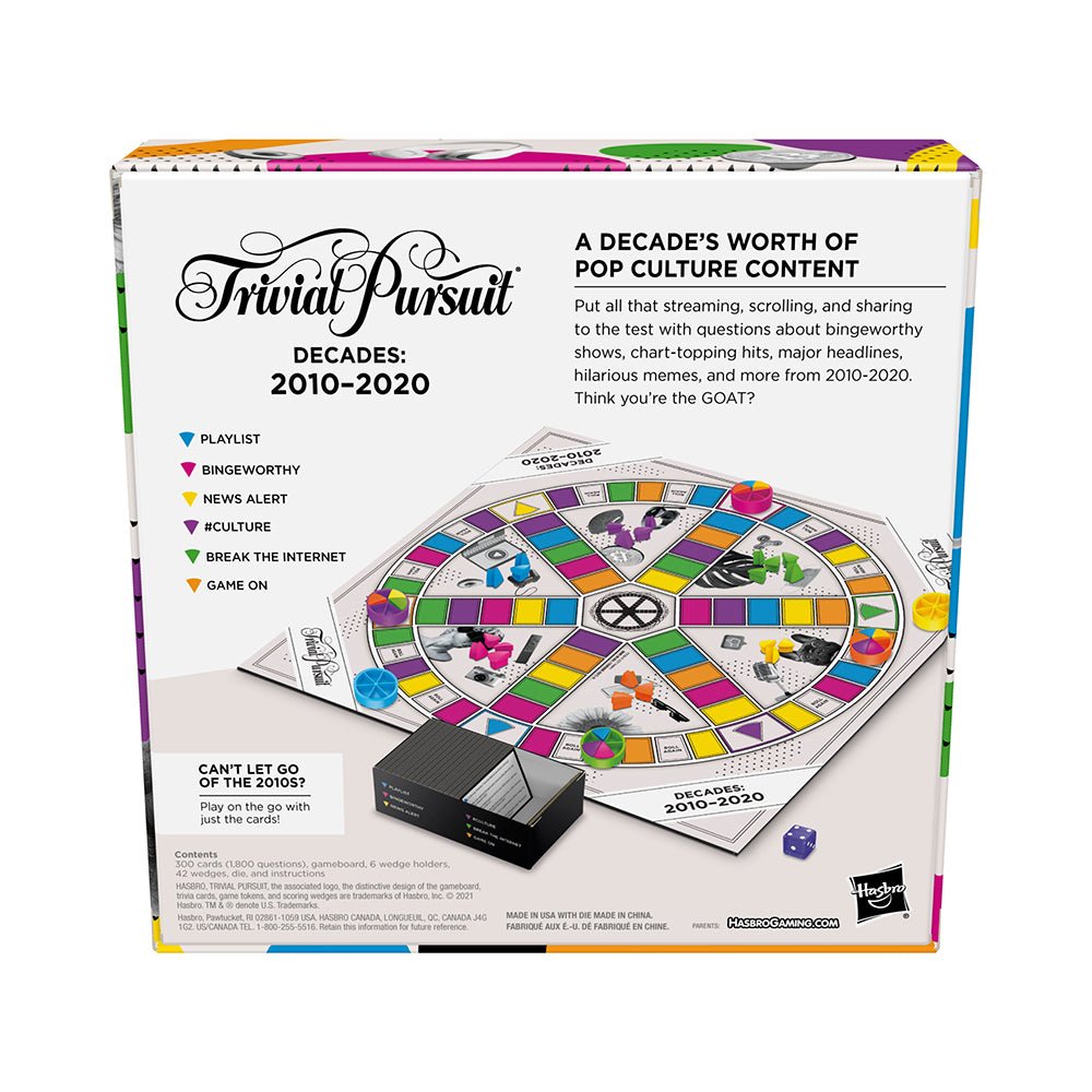 Trivial Pursuit Decades: 2010 - 2020 - Mastermind Toys___221963