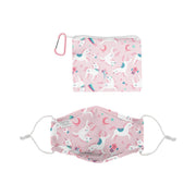 Unicorn Children's Face Mask and Pouch - Mastermind Toys___219268