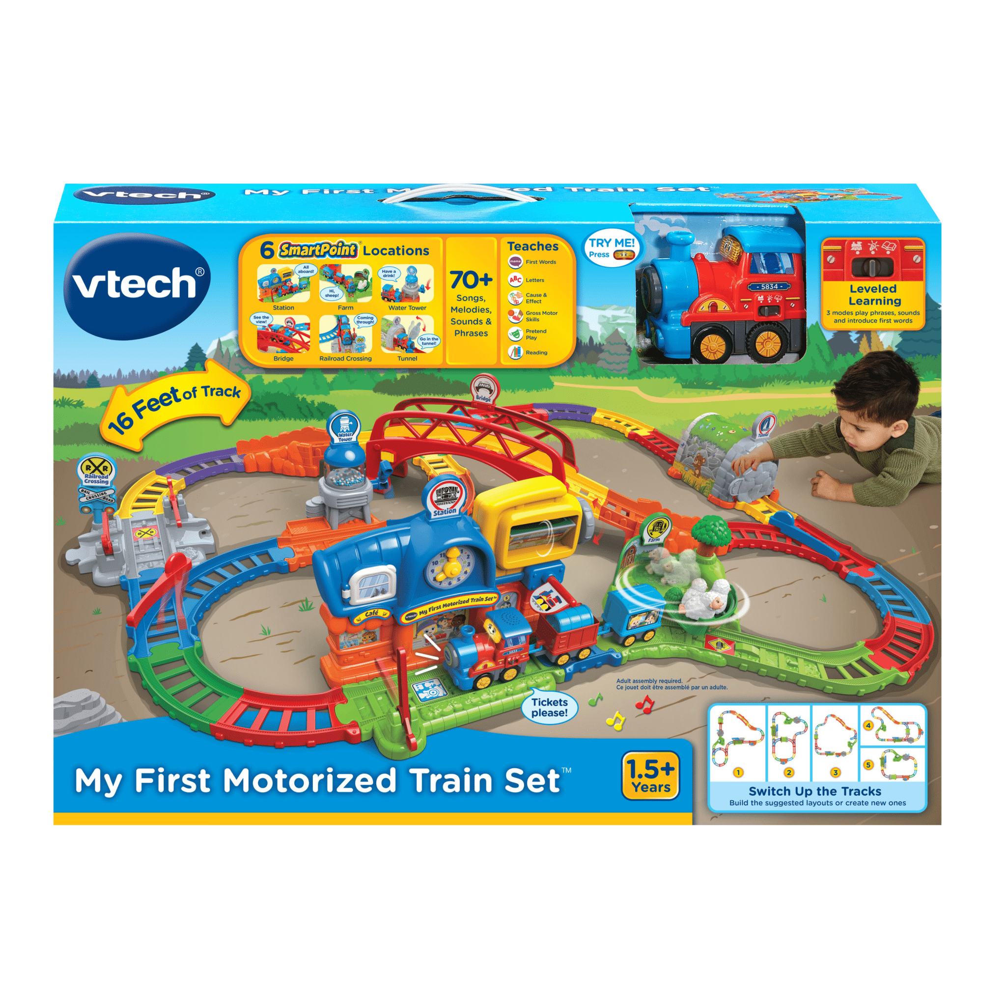 VTech My First Motorized Train Set - Mastermind Toys___247688