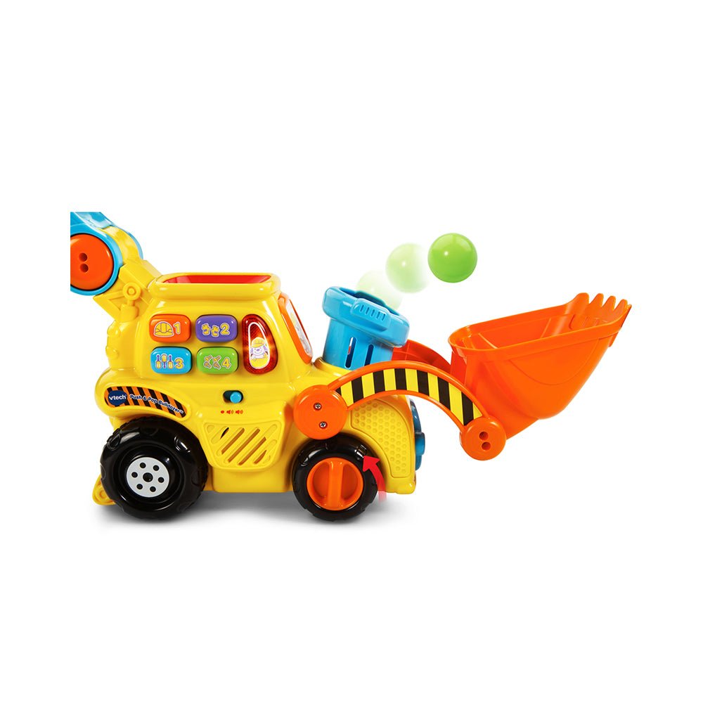 VTech Push and Pop Bulldozer – Mastermind Toys - Main Image