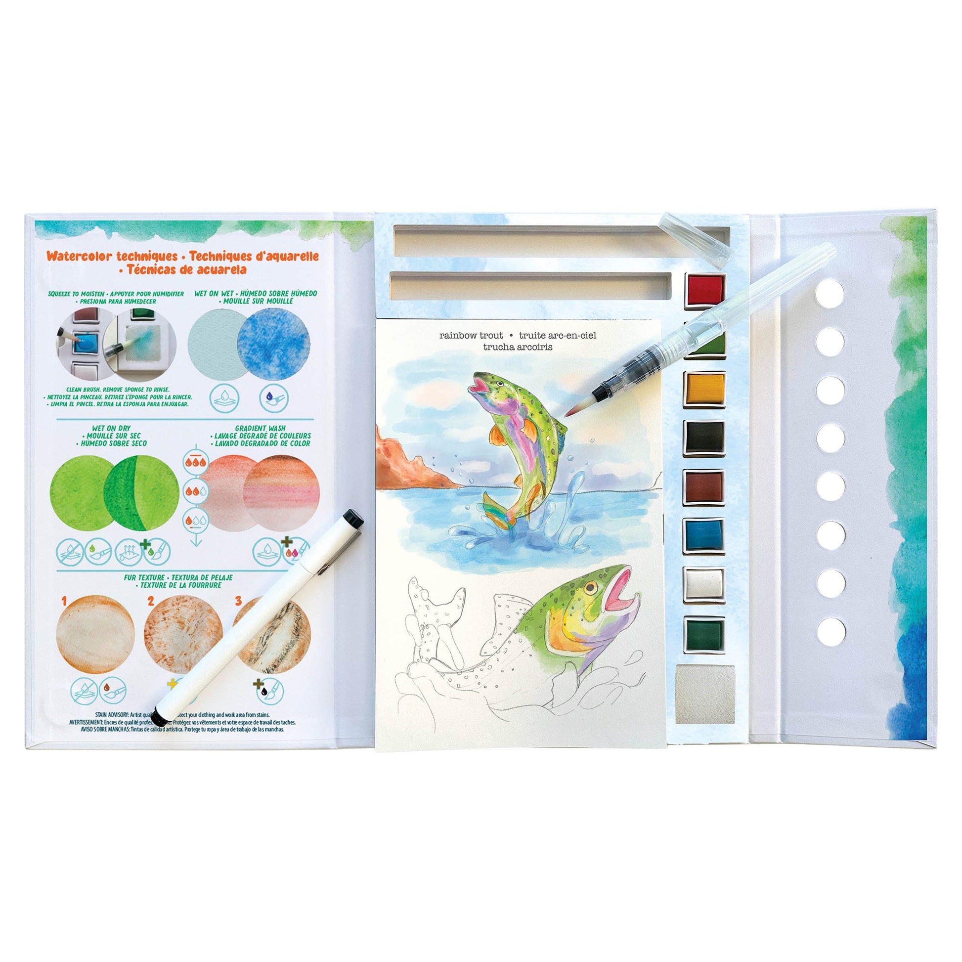 Watercolor Journal Fauna - Mastermind Toys___251594