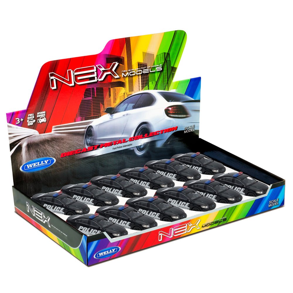 Welly Highway Patrol Pull Back Car - Mastermind Toys___207849