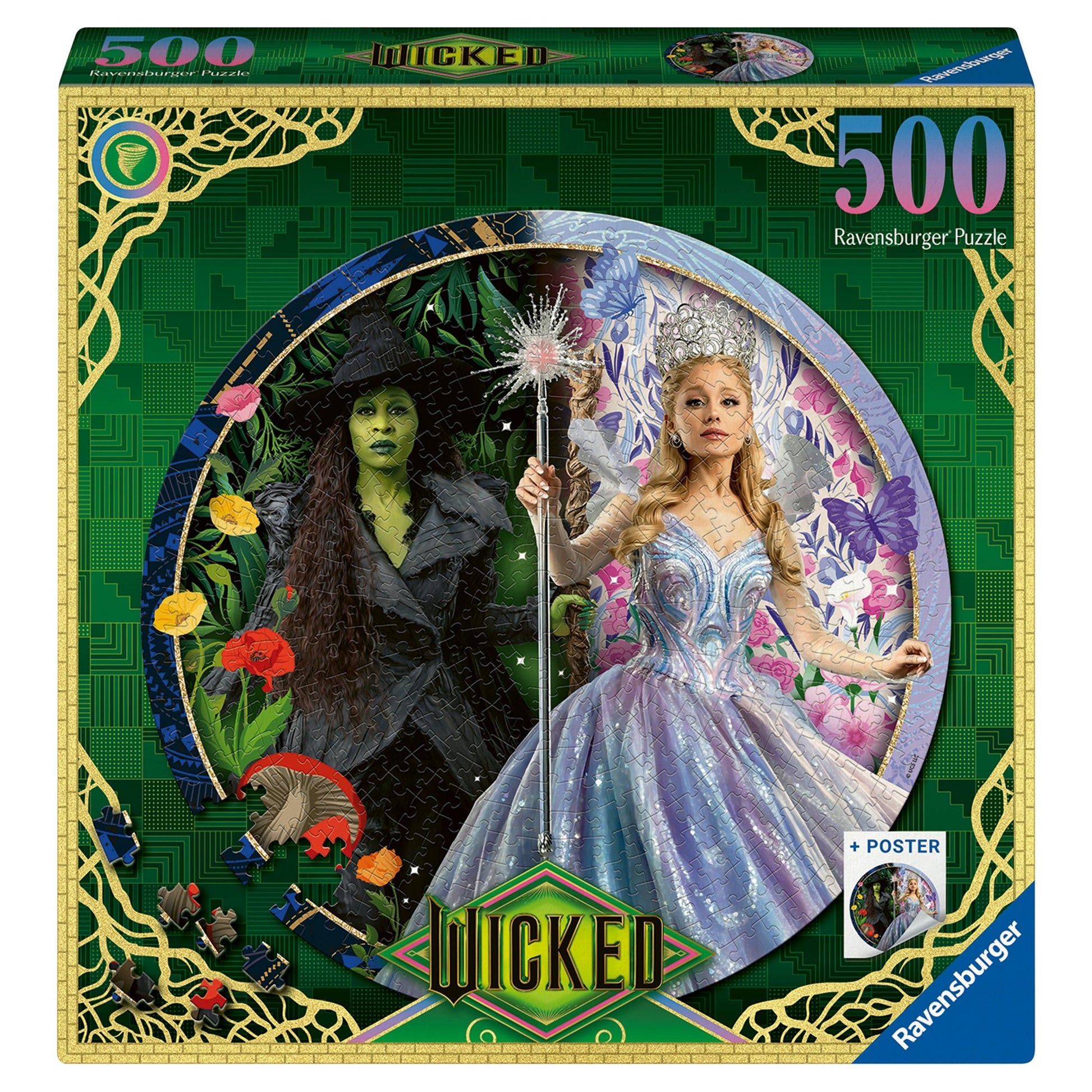 Wicked Act II 500pc Round Puzzle - Mastermind Toys___248383