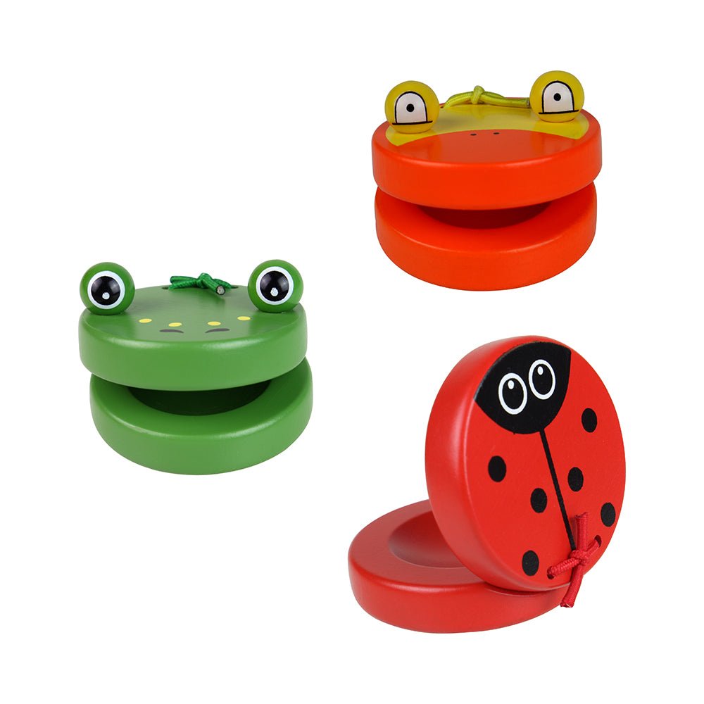 Wooden Castanets Assorted - Mastermind Toys___216113