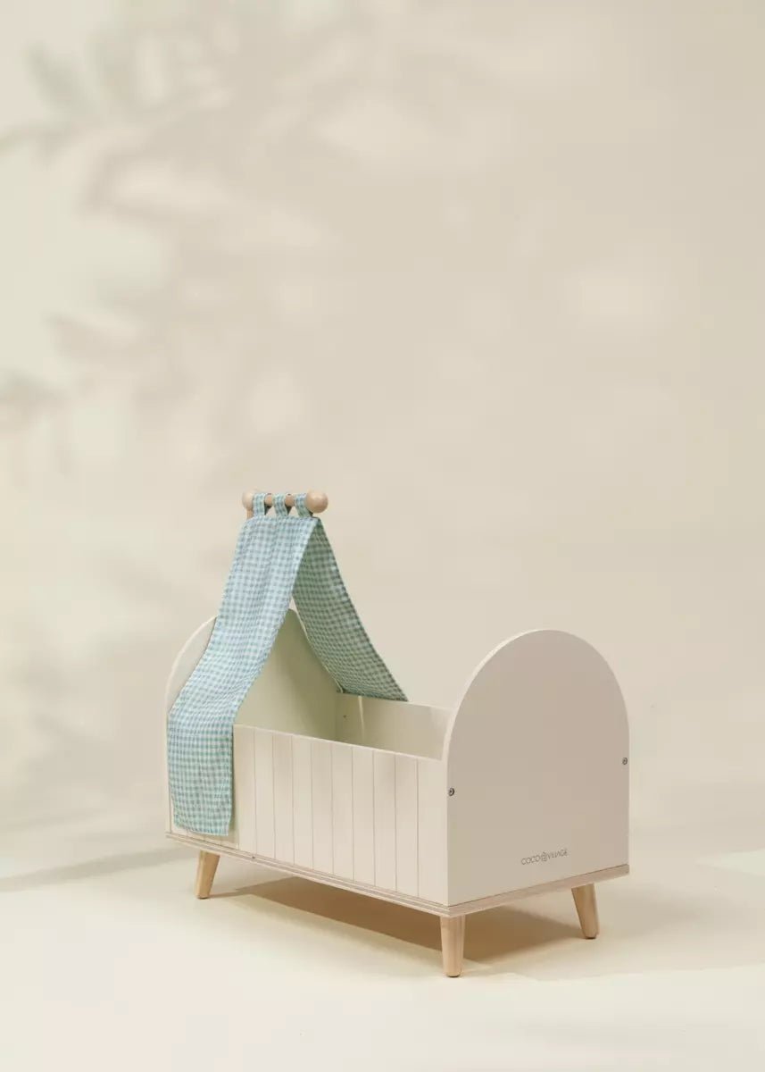 Wooden Doll Crib & Accessories - Mastermind Toys___249947