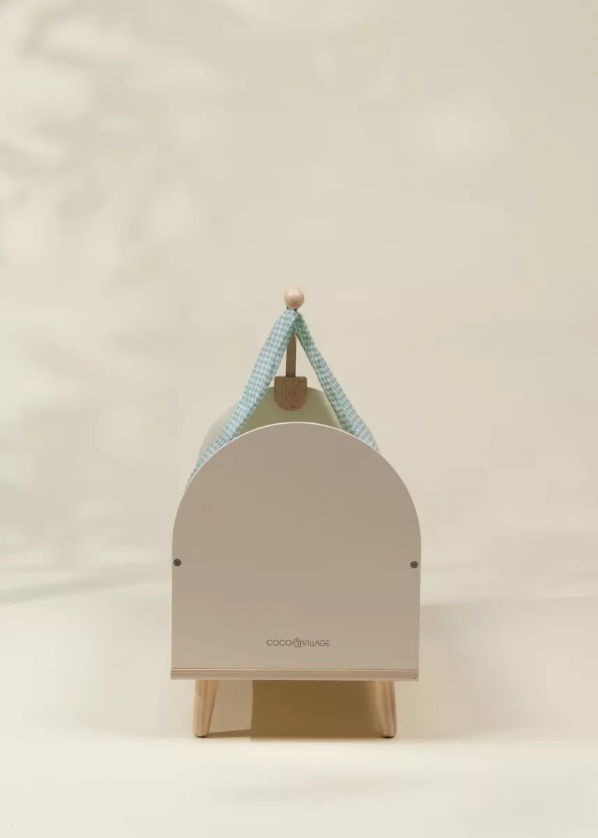 Wooden Doll Crib & Accessories - Mastermind Toys___249947