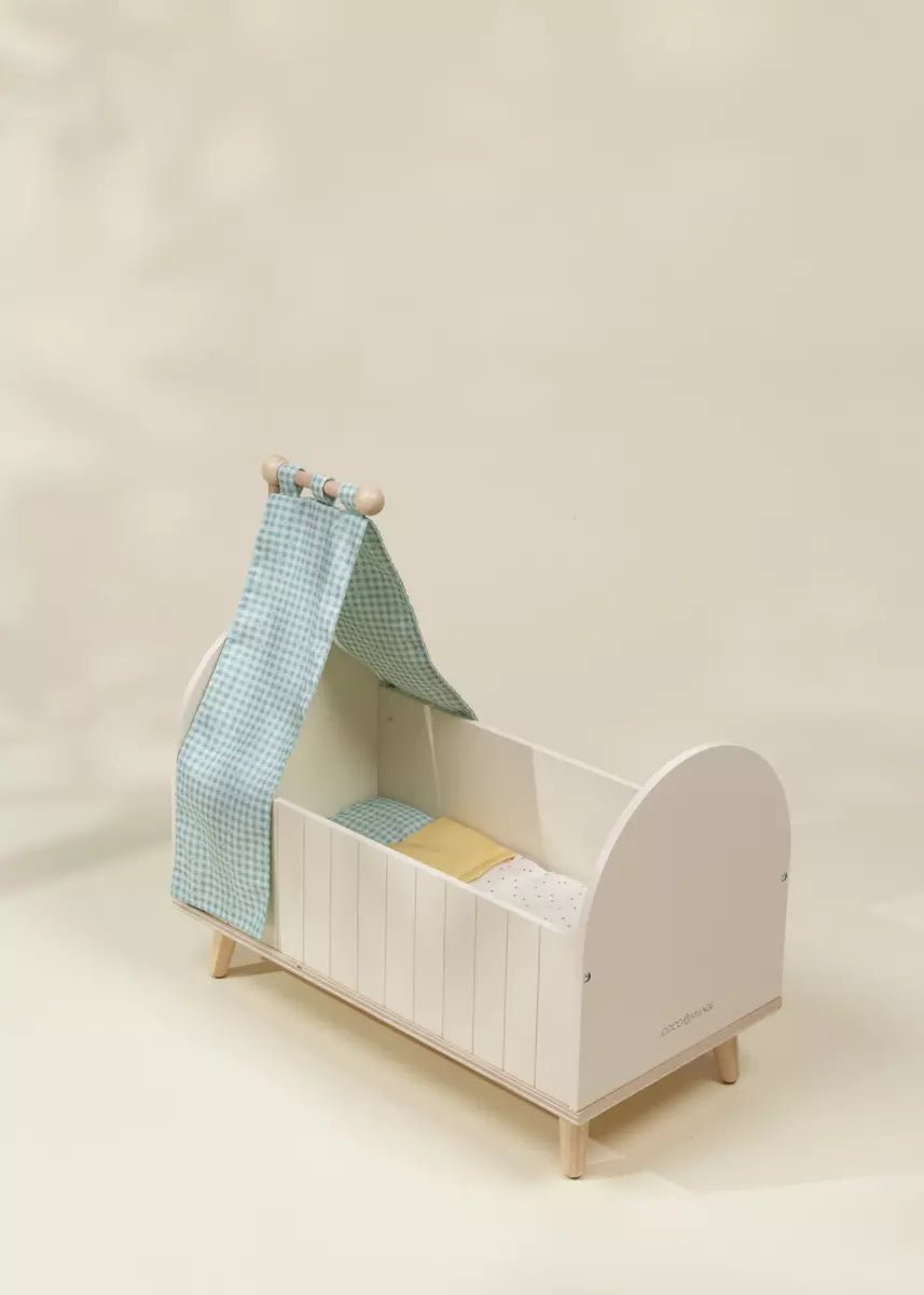 Wooden Doll Crib & Accessories - Mastermind Toys___249947